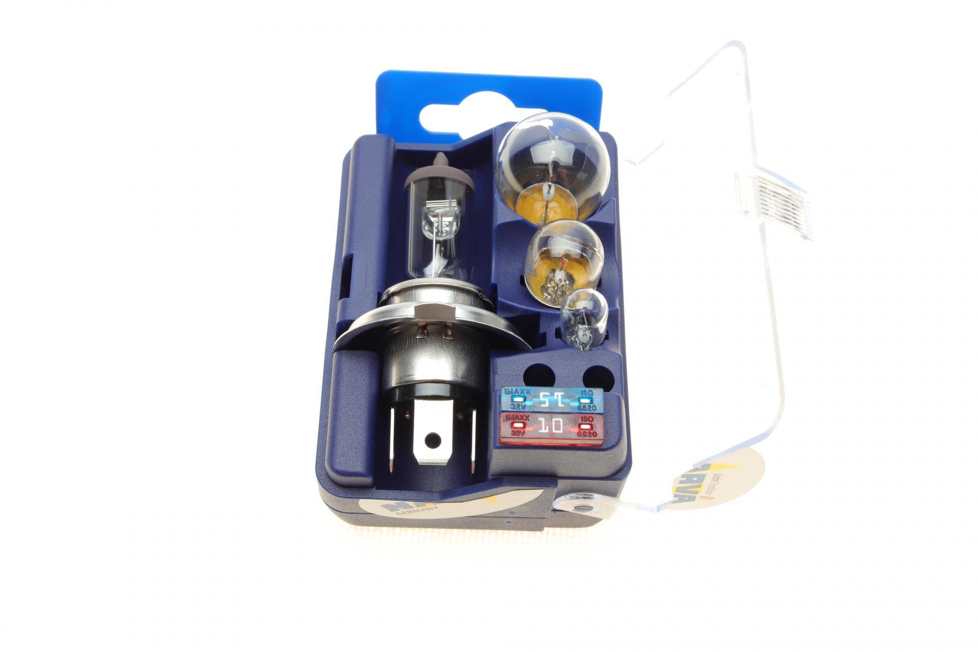 Комплект лампочок H4 12V (P21W ,R5W. T4W + 2 запобіжника)