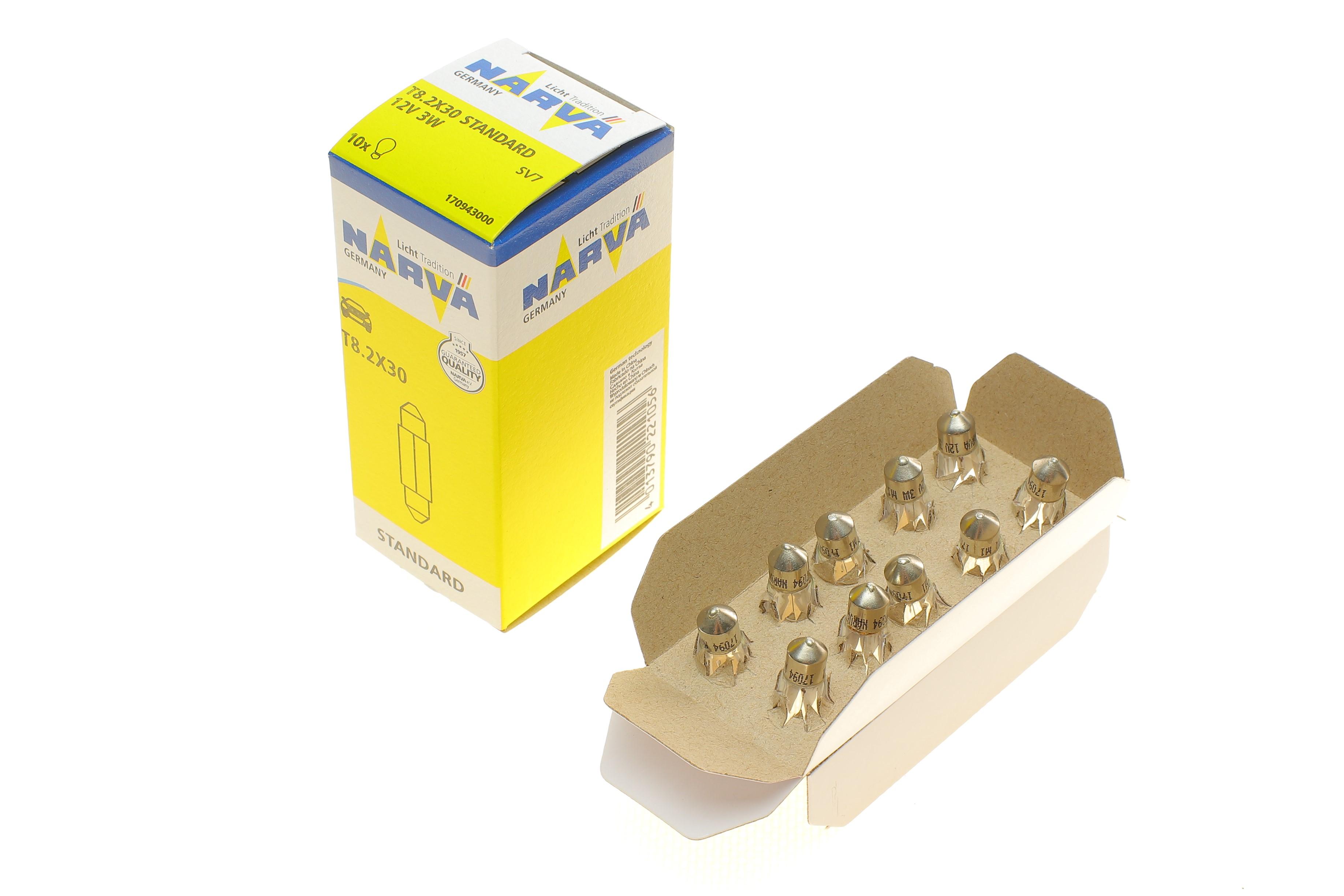 Автолампа C3W 12V 3W SV7 Standard (8x28mm)