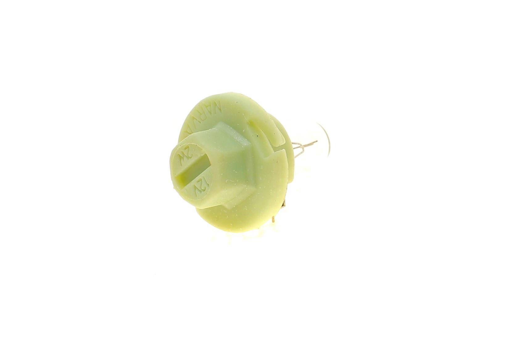 Автолампа 12V 2W BX8.4d (зелена) (в щиток приладів)