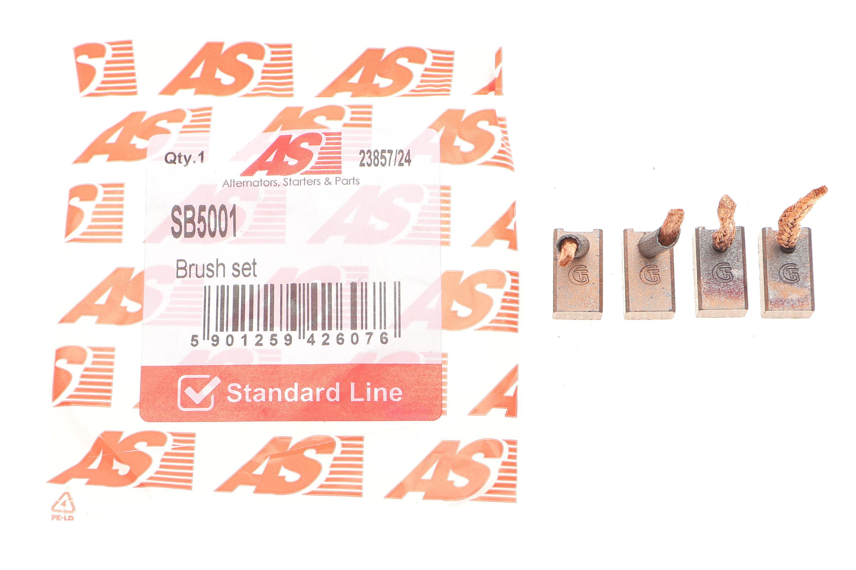 Щітки стартера Hyundai/Mazda/Mitsubishi/Nissan/Subaru