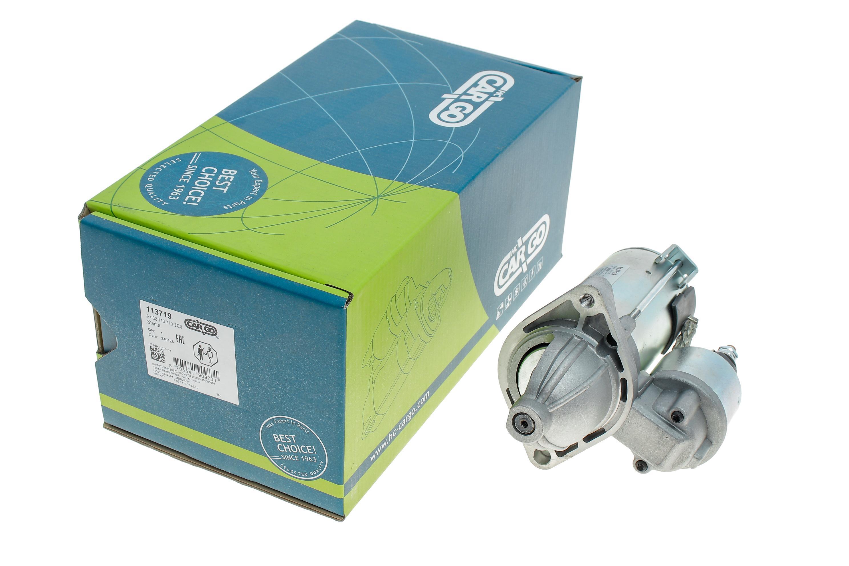 Стартер Fiat Doblo/Opel Combo 1.3JTD 03- (1.3kw) = 113719