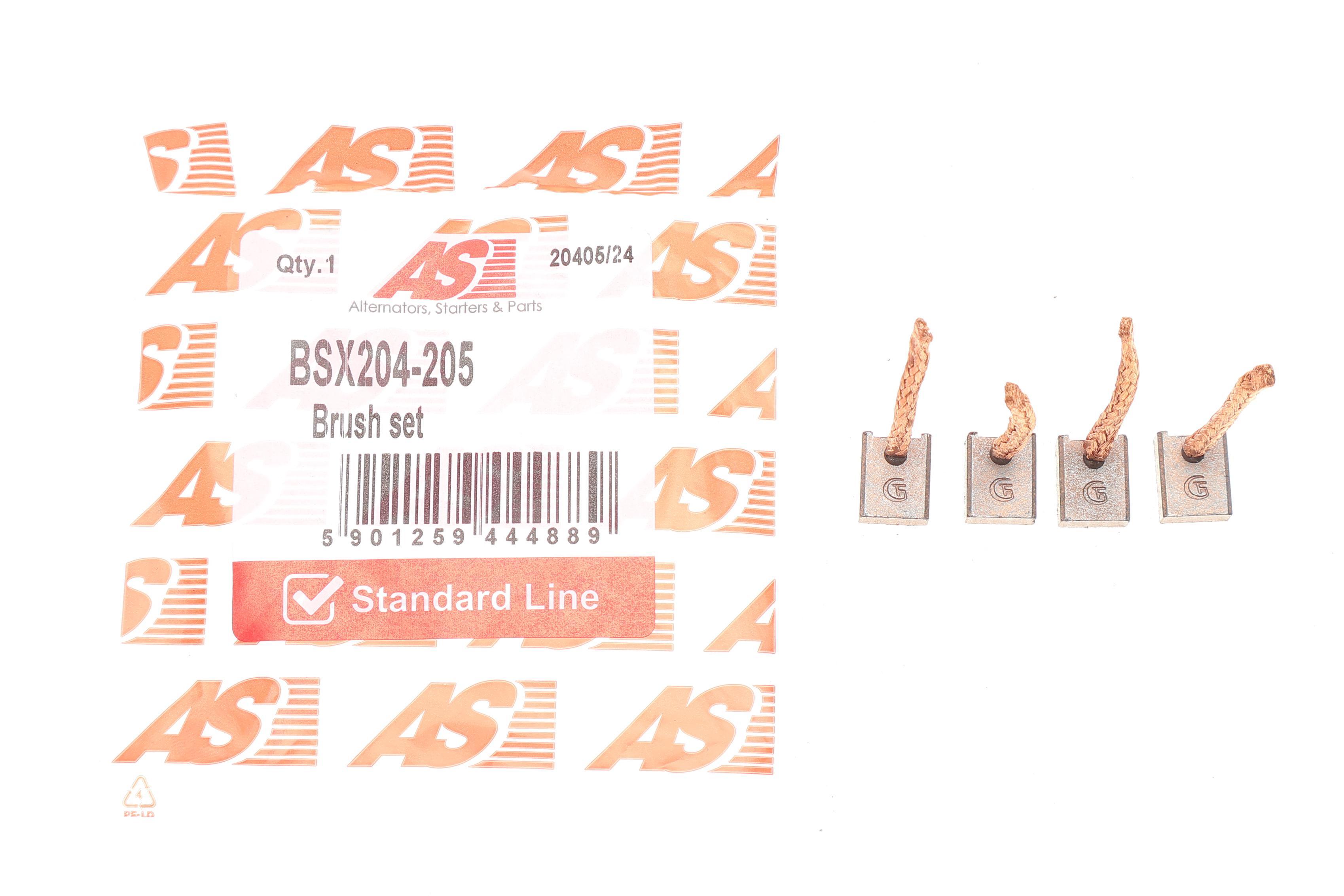 Щітки стартера Skoda Fabia/Octavia/VW Golf/Polo 99-17