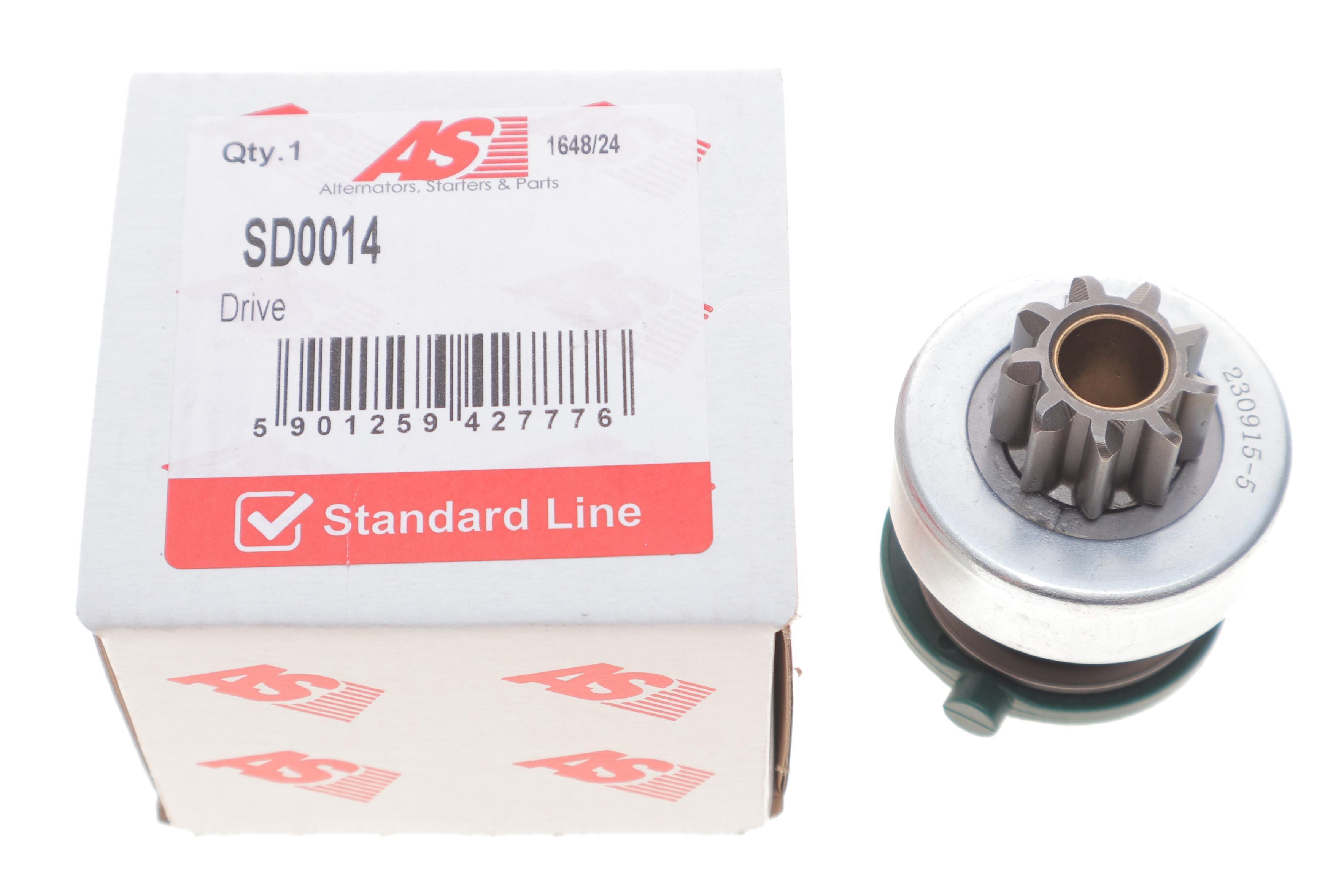 Бендикс стартера Audi 80/100/MB/Volvo/VW Passat -96 (z=9)