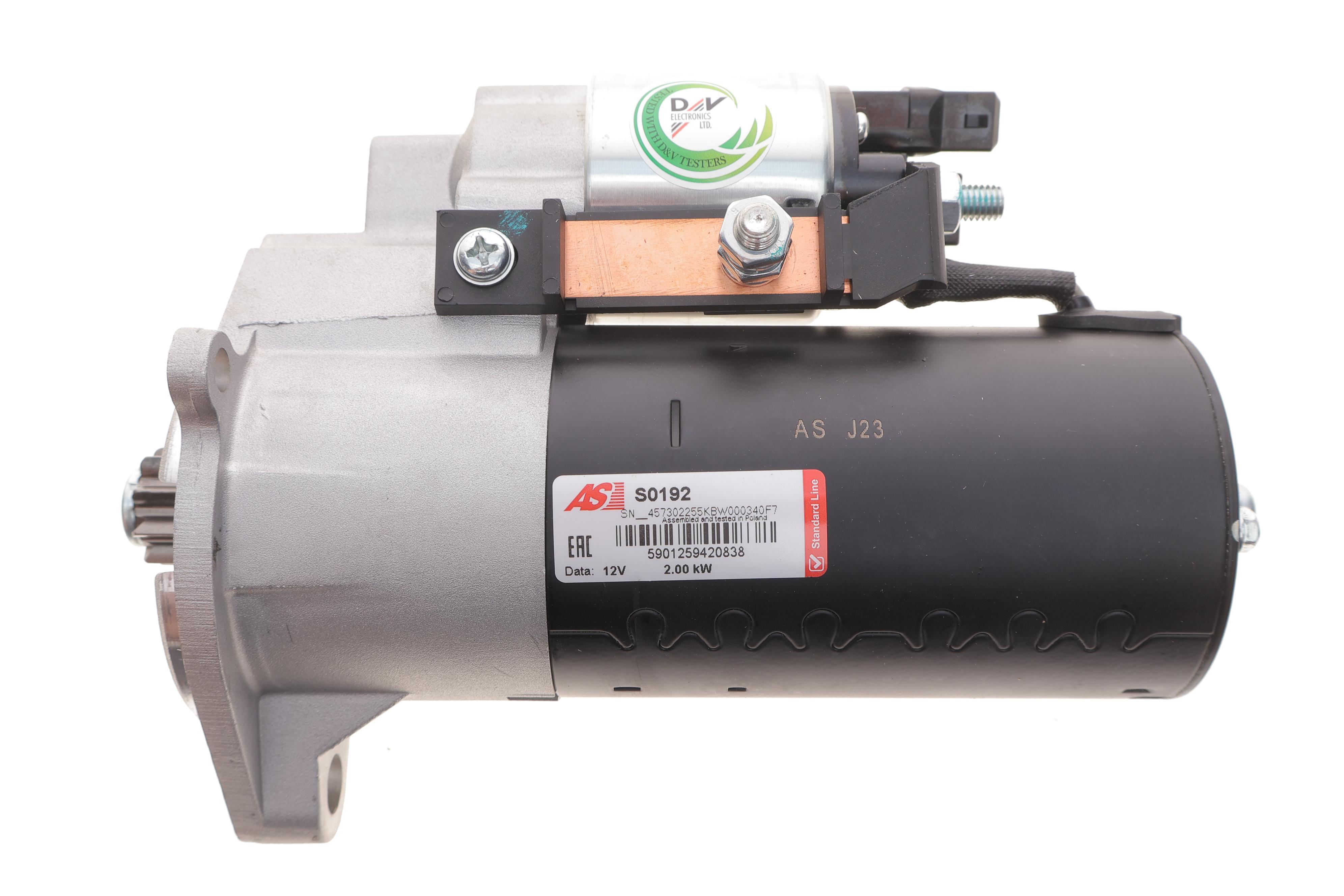 Стартер VW LT 2.5D 99-06/Touareg 3.0 V6 TDI (2kw) (z=9)