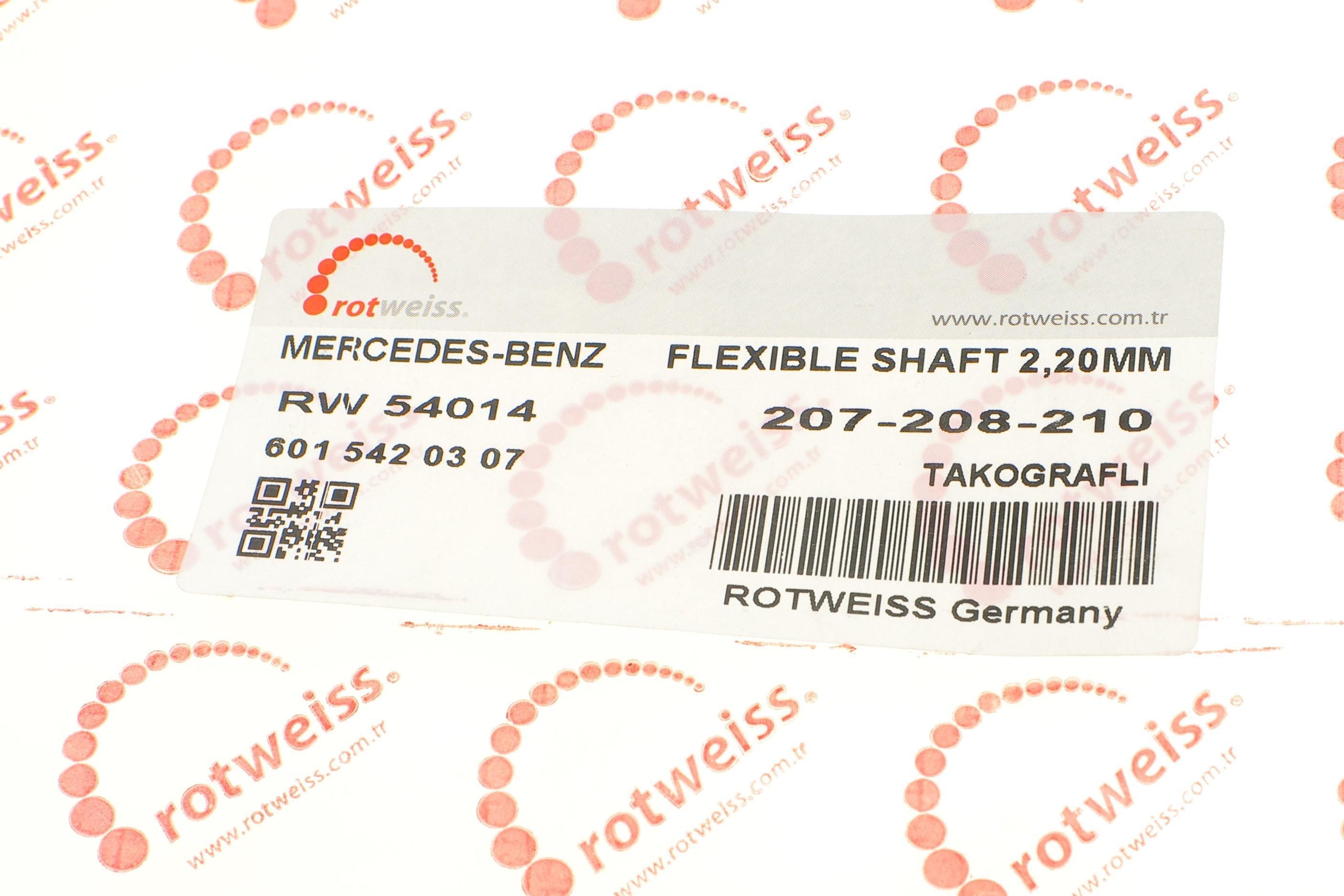 Трос спідометра DB 208-410D (з тахографом) (2200мм) (6015420307)