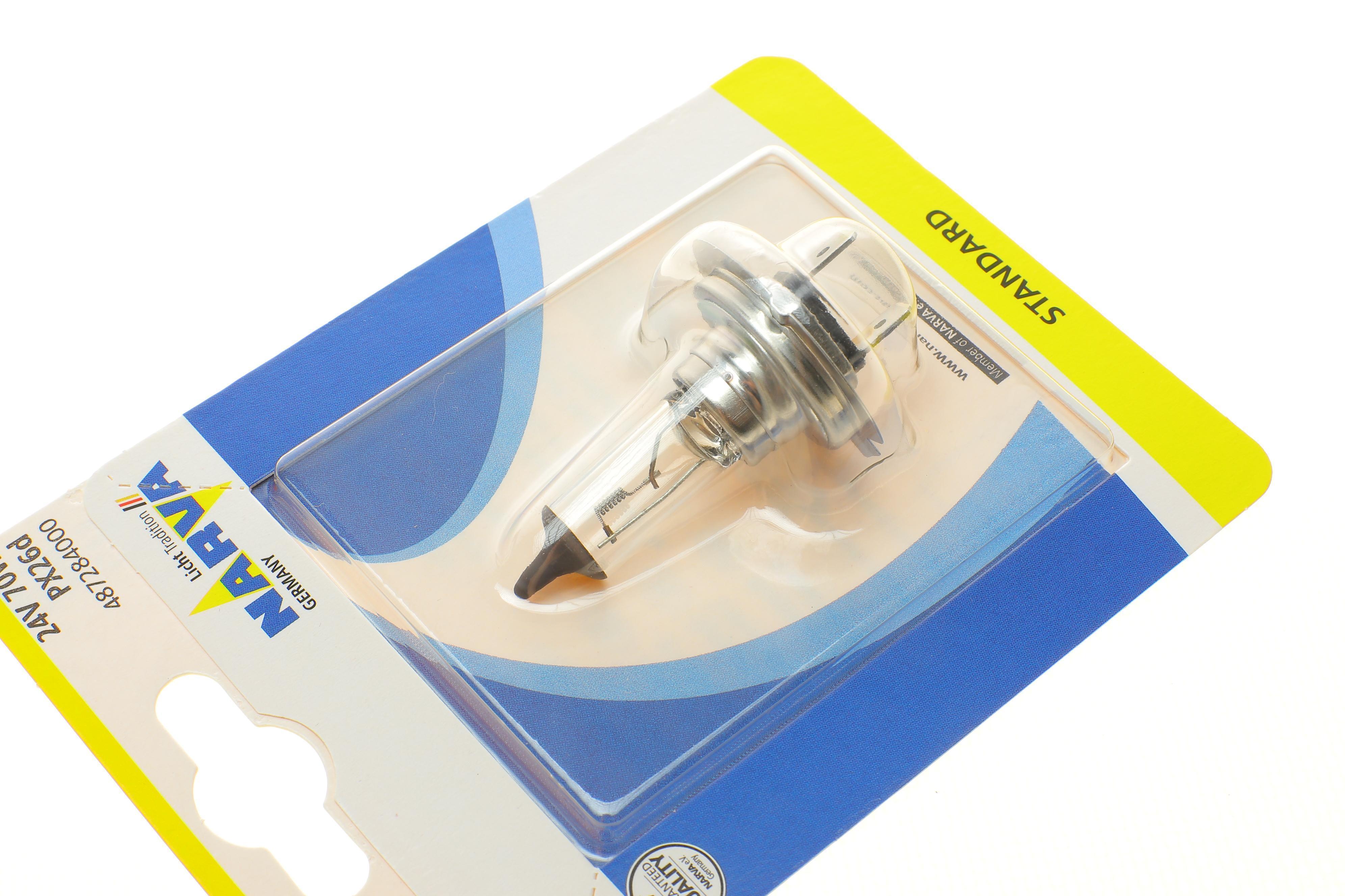 Автолампа H7 24V 70W PX26d Standard (блістер/1 шт)