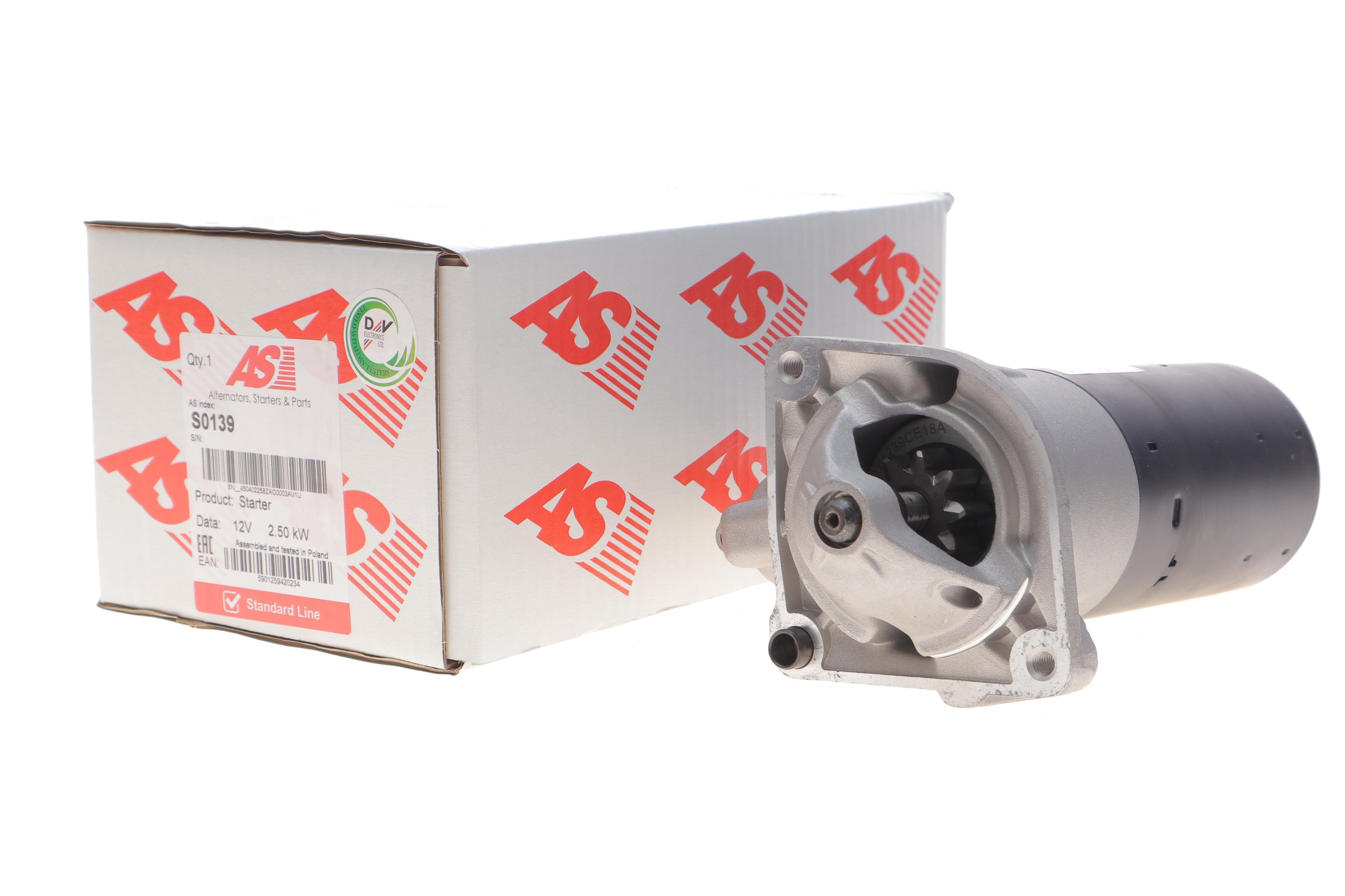 Стартер Fiat Ducato/Peugeot Boxer/Citroen Jumper 2.8 HDi 00- (2.5kw) (z=9)