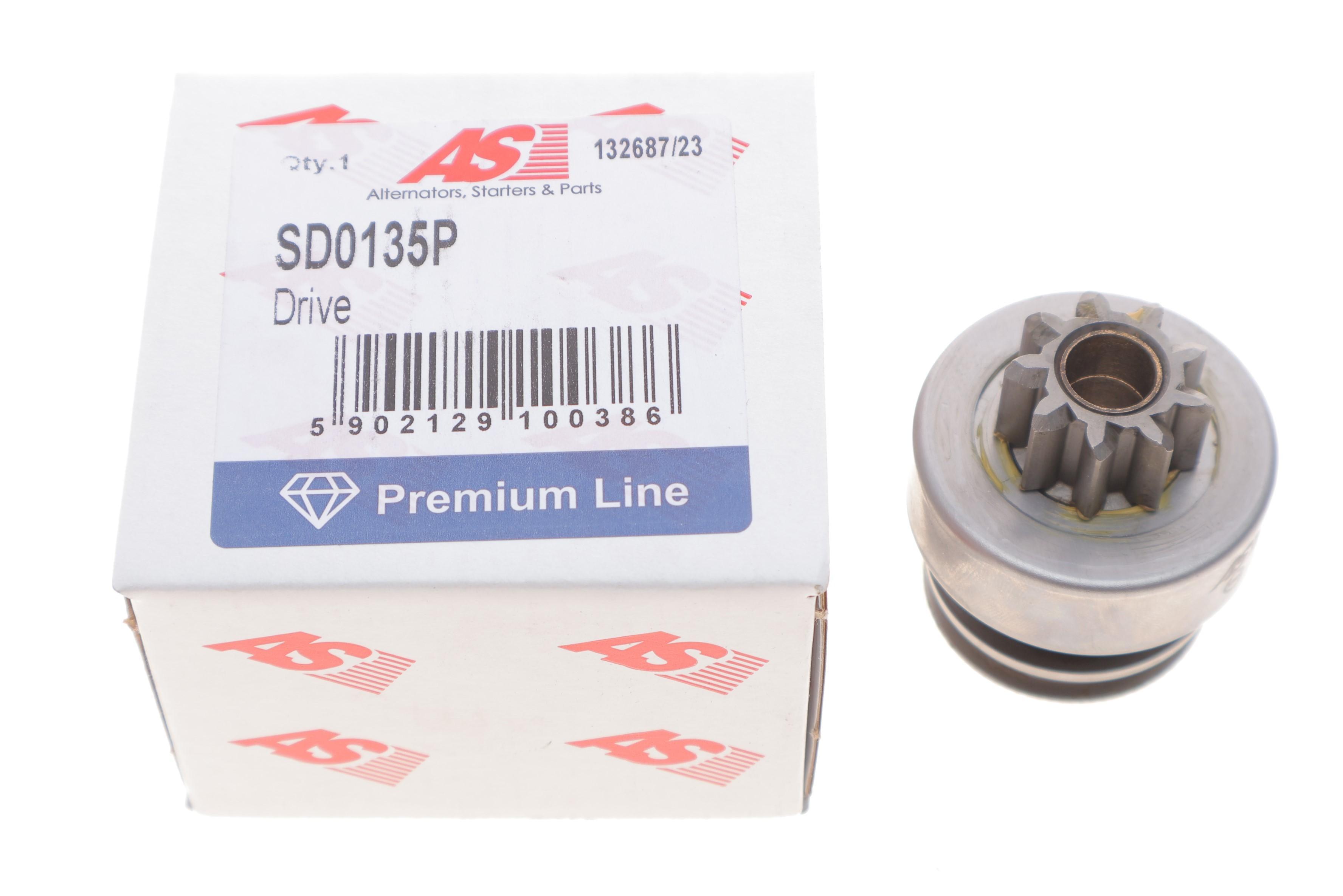 Бендикс стартера Fiat Doblo/Opel Astra H 1.3D 03- (z=9) (PREMIUM LINE)