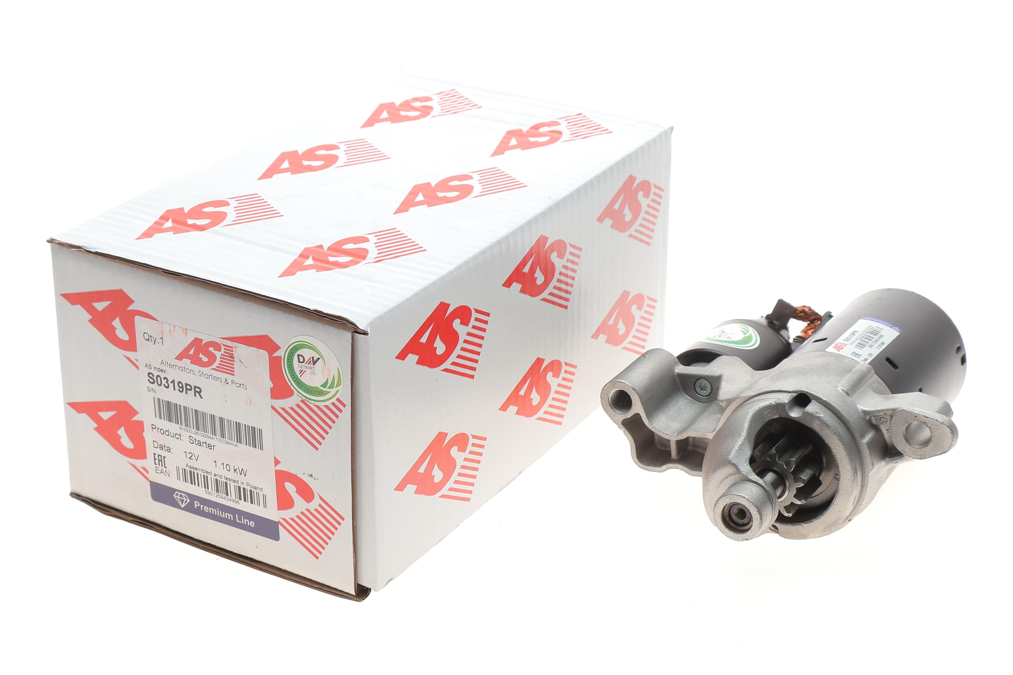 Стартер Audi A4/A5/A6 1.8/2.0TFSI 07-18 (12V/1.1kw) (z=10) (PREMIUM LINE)