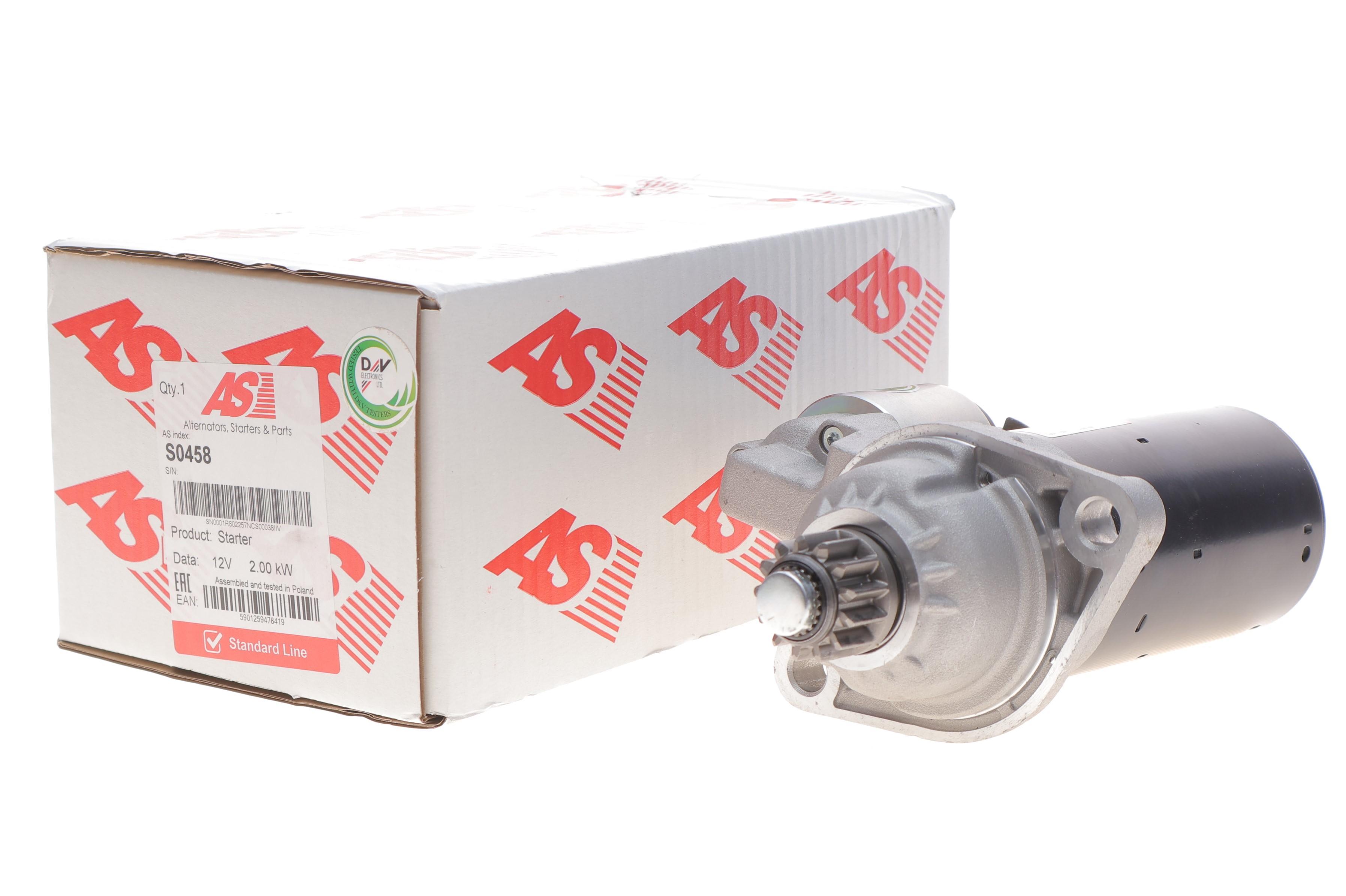 Стартер VW Caddy III/IV 12-20/Passat B7 2.0 TDI 10-13 (12V/2kw) (z=13)