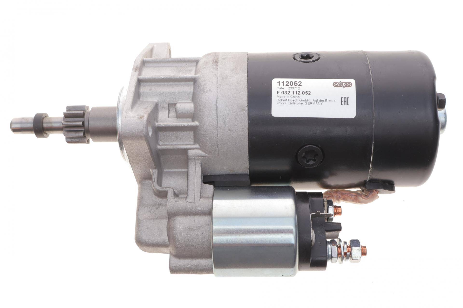 Стартер VW T4 2.4 D 90-98 (12V/2.2kw) (z=10) = 112052