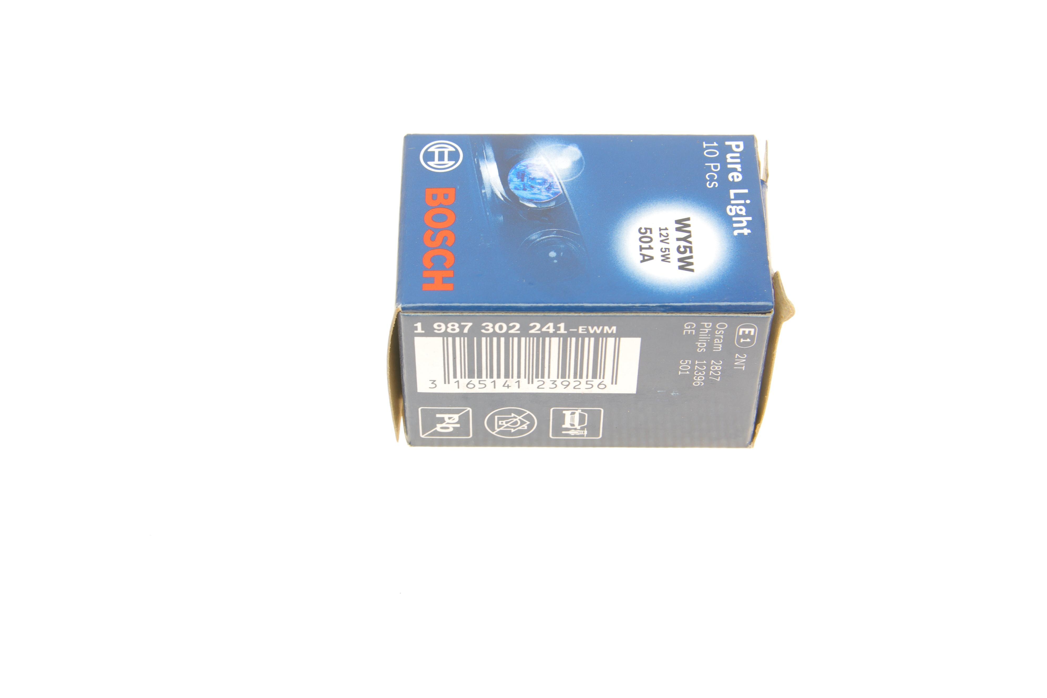 Автолампа WY5W 12V 5W W2.1x9.5d Pure Light (без цоколя, жовта)