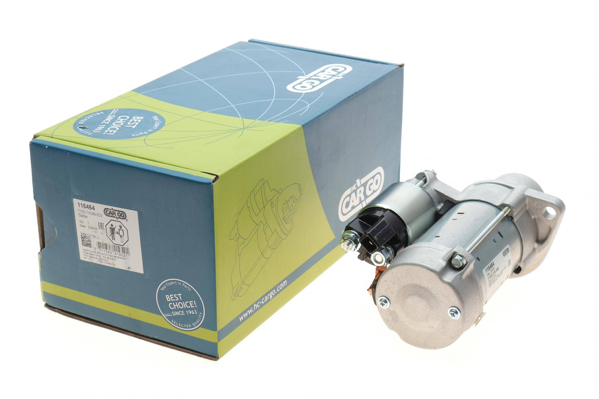 Стартер BMW 5 (F07/F10/F11) 09-17 (N55) (12V/1.5kw) (z=13) = 116464