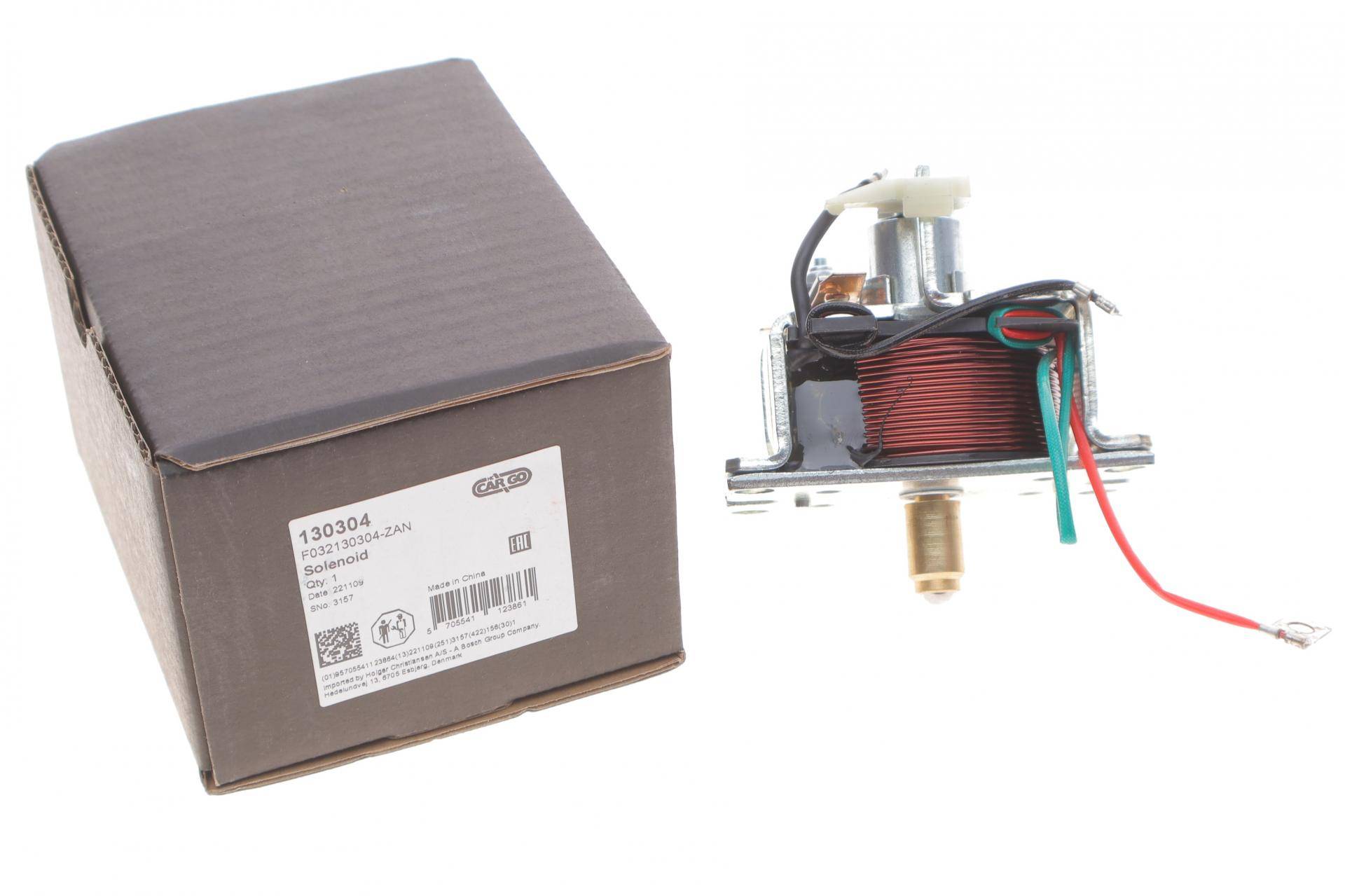 Реле стартера втягуюче Fiat = 130304