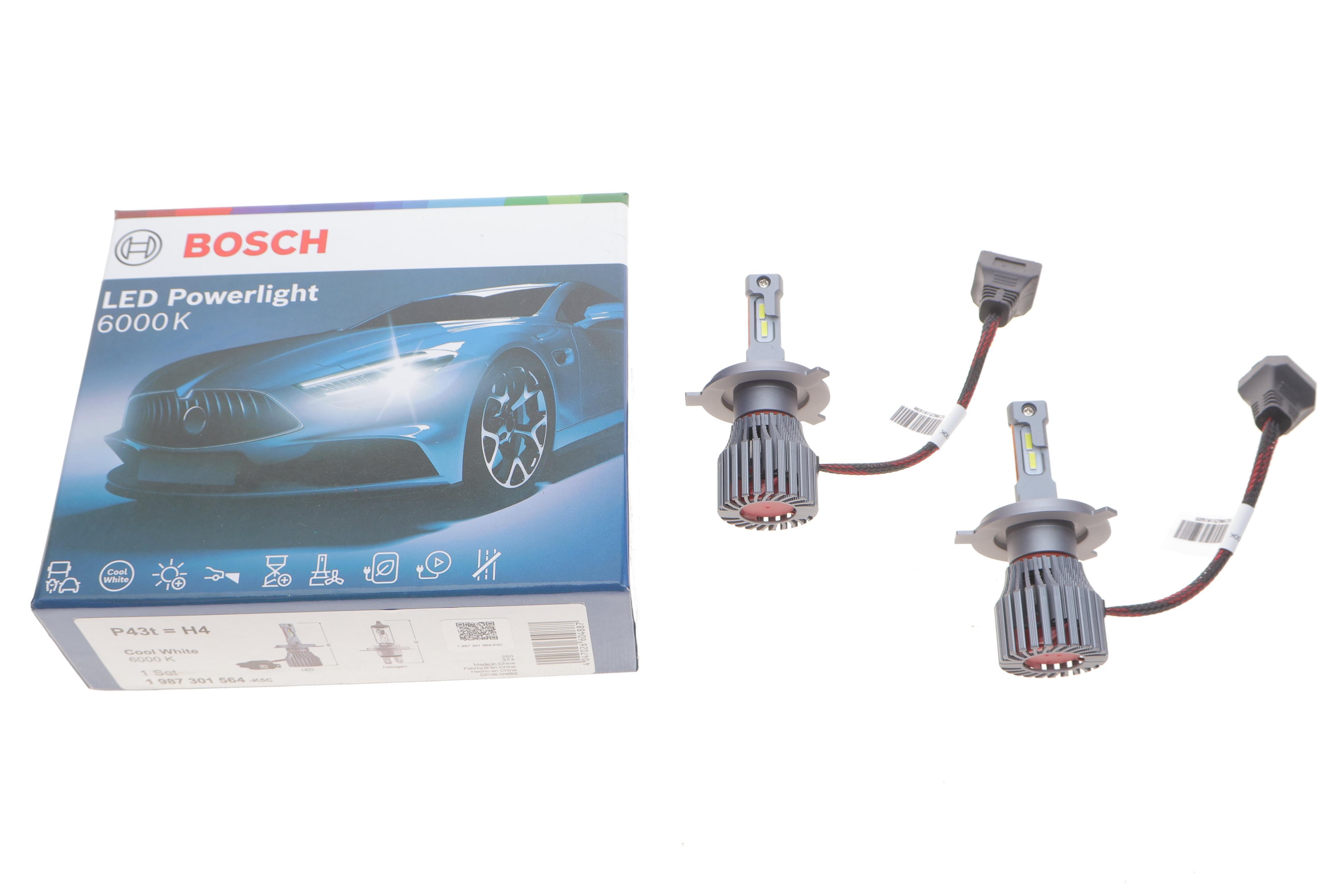 Автолампа H4 12V 24W P43t LED Powerlight TWIN (6000К) знято з постачання