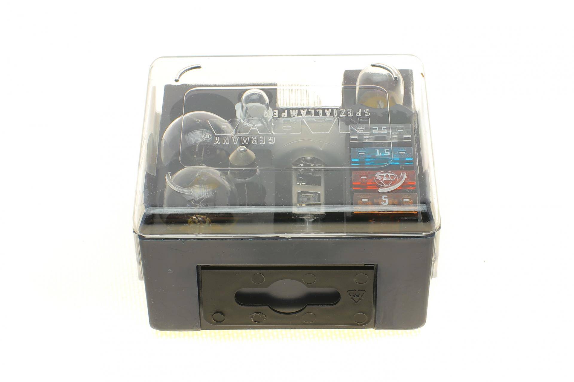 Комплект лампочок H1 12V (P21/4W,P21W ,R5W,C5W T4W + 4 запобіжника)