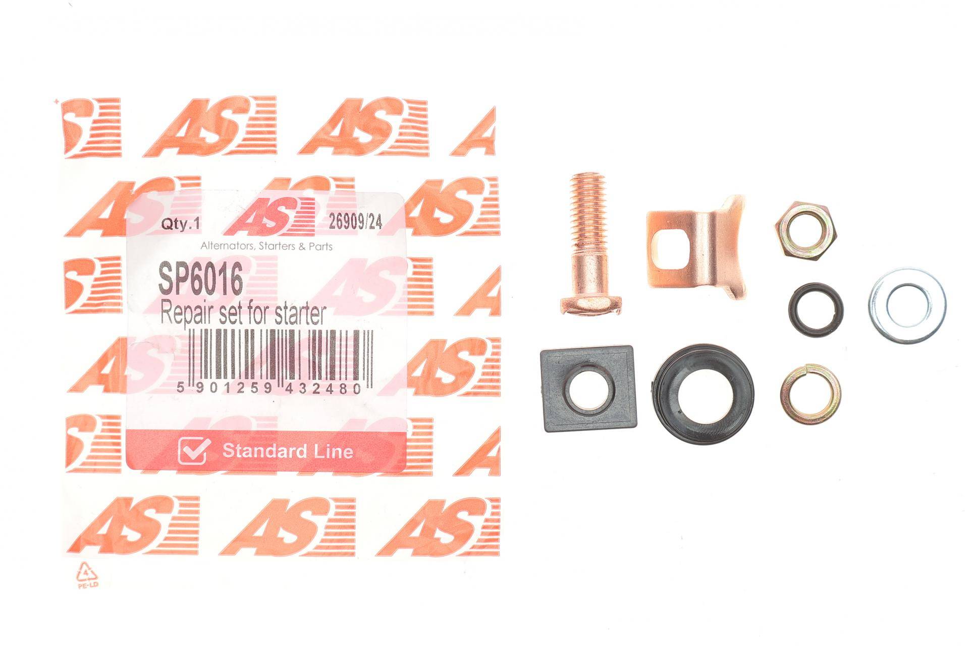 Ремкомплект стартера Kia Sportage 2.0 CRDi/TD 97-06/Suzuki Frand 2.0 TD 94-03