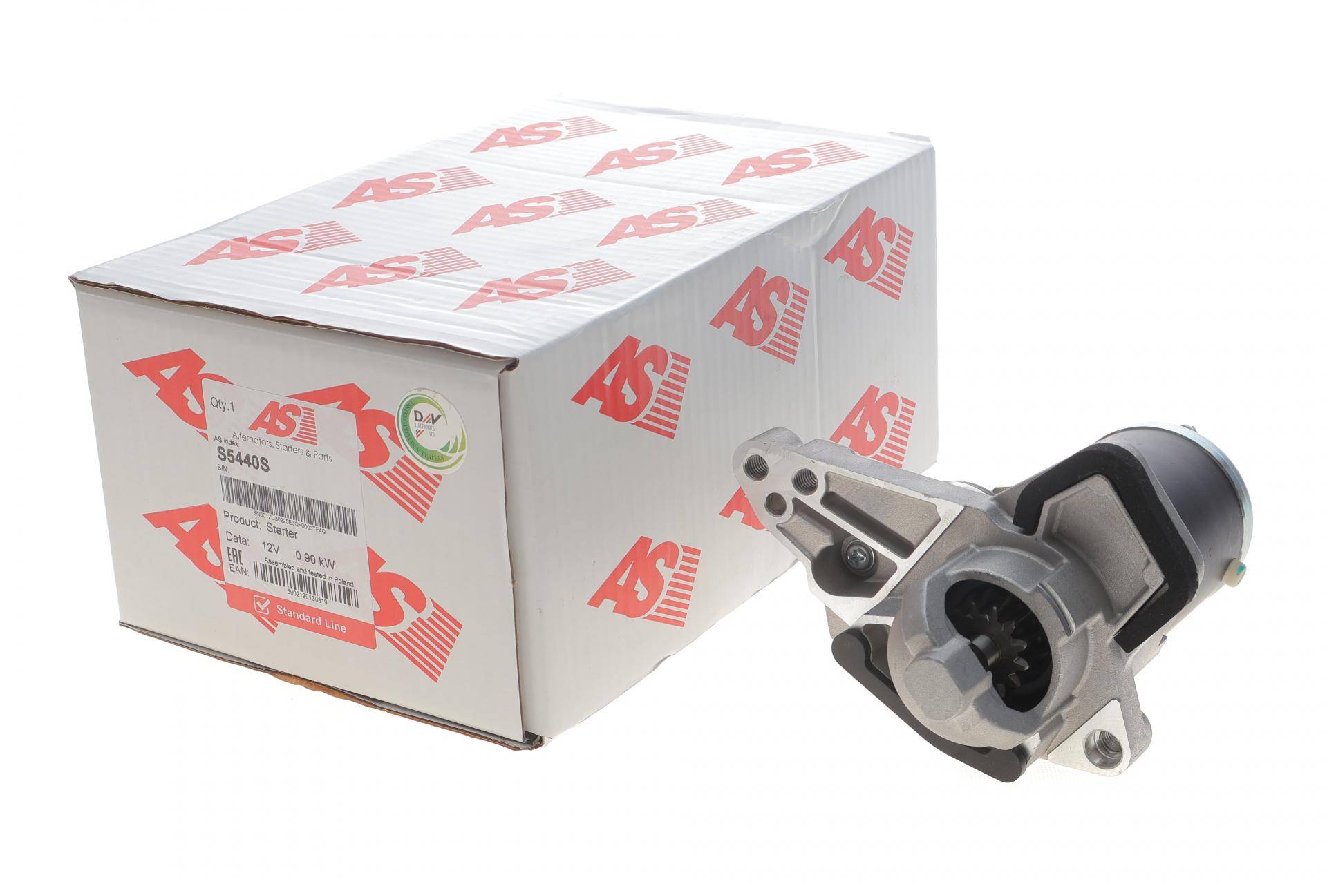 Стартер Renault Clio/Megane/Scenic 1.2 TCe 12- (12V/0.9kw) (z=13)