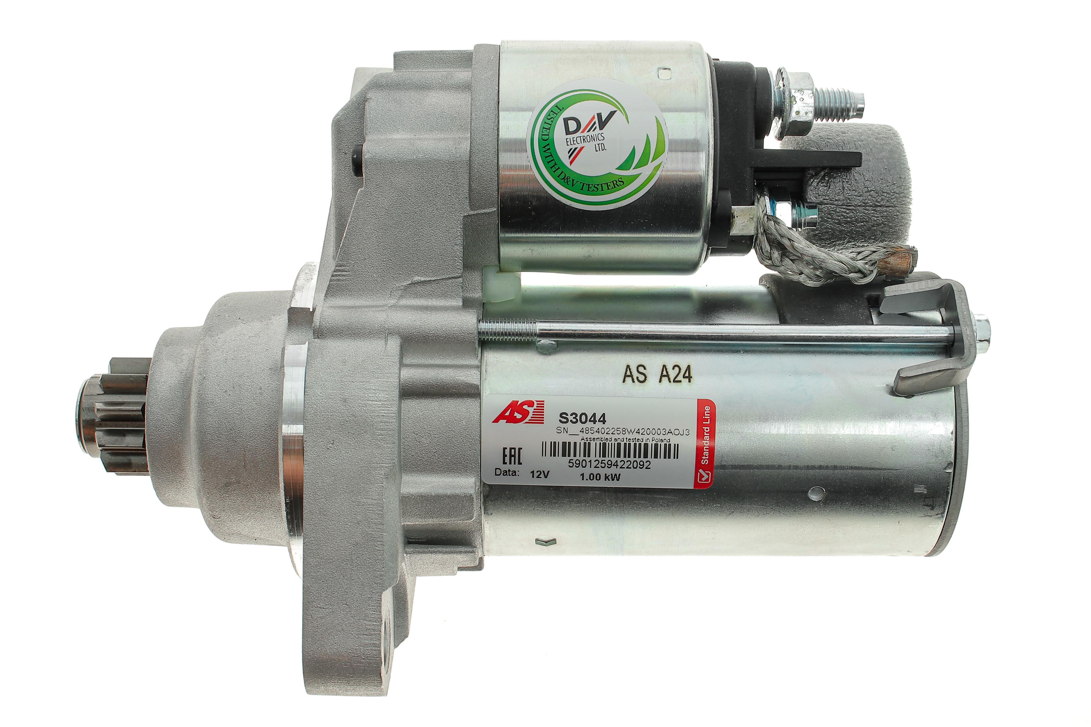 Стартер VW Golf V/VI 1.4/1.6 FSI 03-13 (1kw) (z=10)