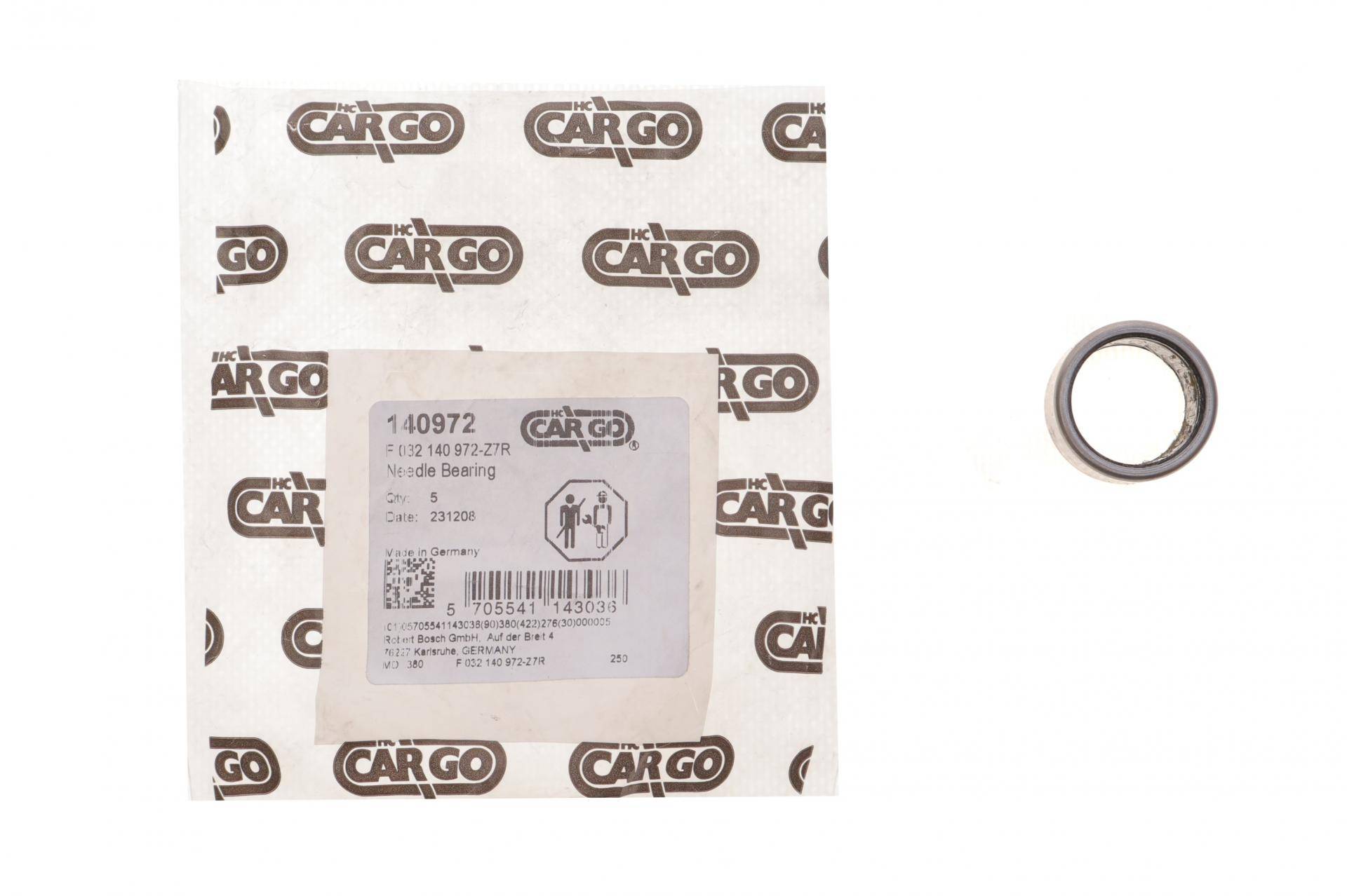 Підшипник стартера ігольчатий VW T5 1.9TDI 03-11 (22x28x16) = 140972