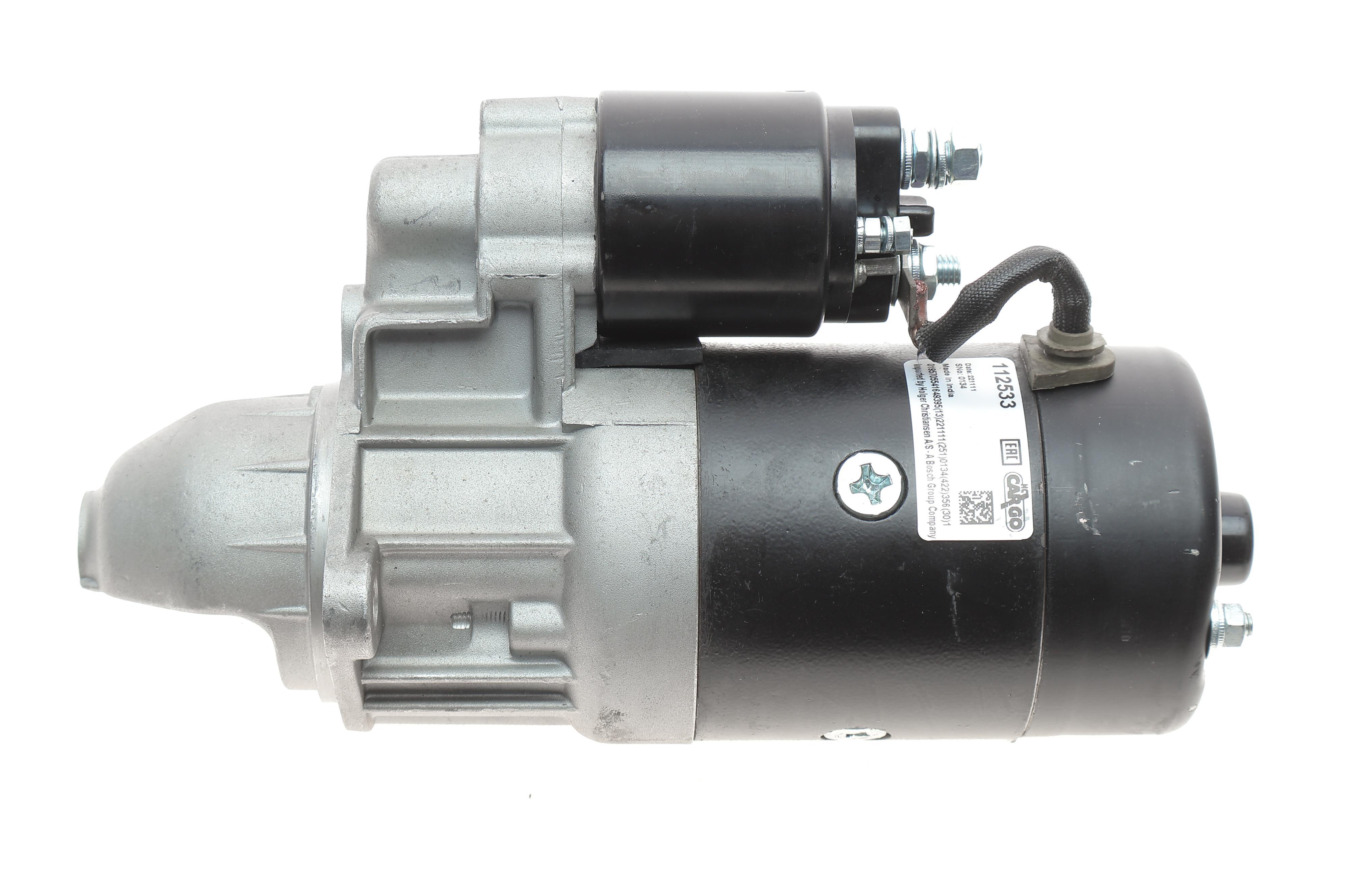 Стартер MB C-class (W203/S203/W204) 02-14 E-class (W211/W212) 02-16 (12V/1.1kw) (z=9/11) = 112533