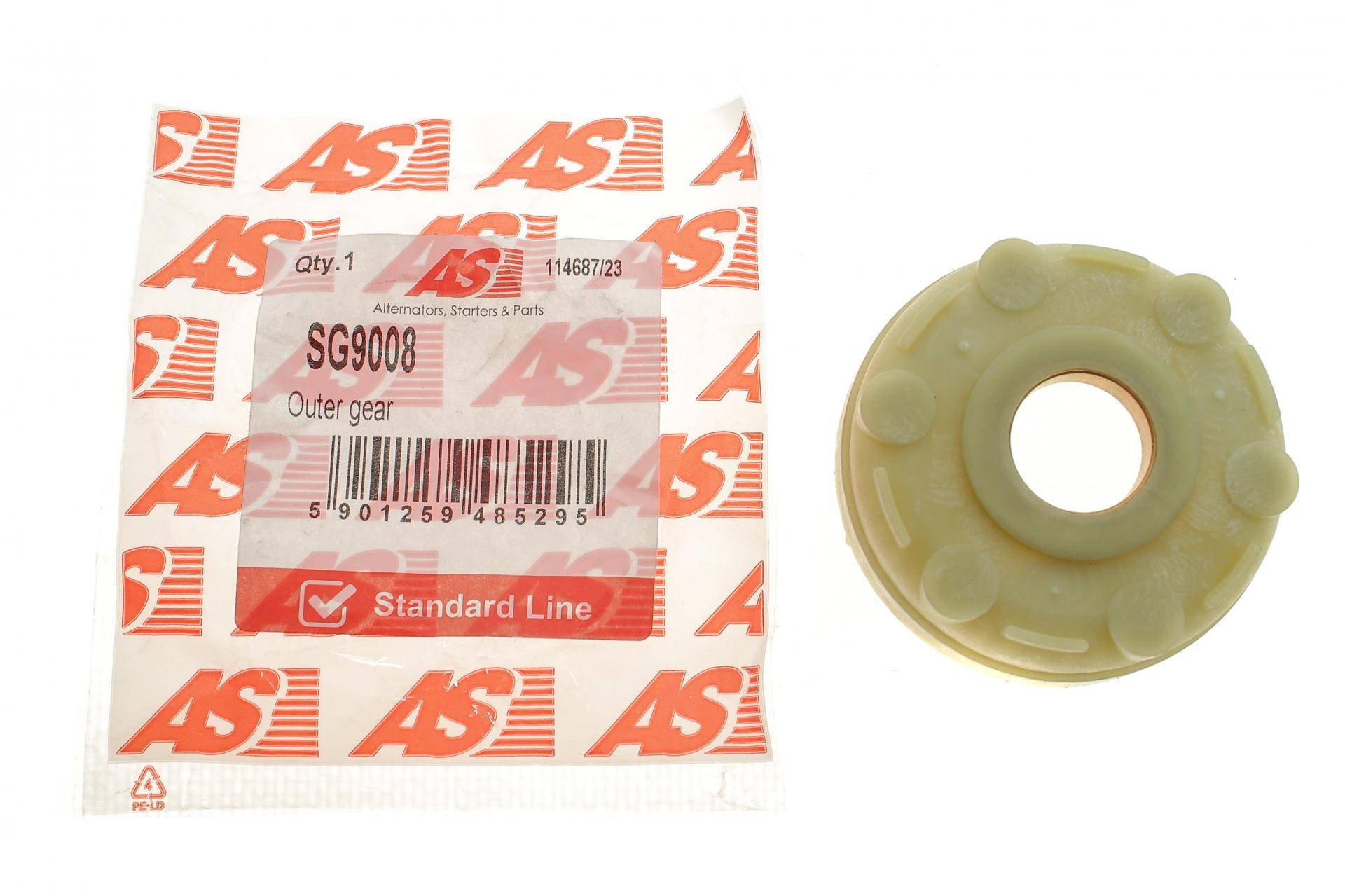 Шестерня планетарна стартера Ford Focus 1.8/2.0 04- (z=45) (d=52x19.1mm)