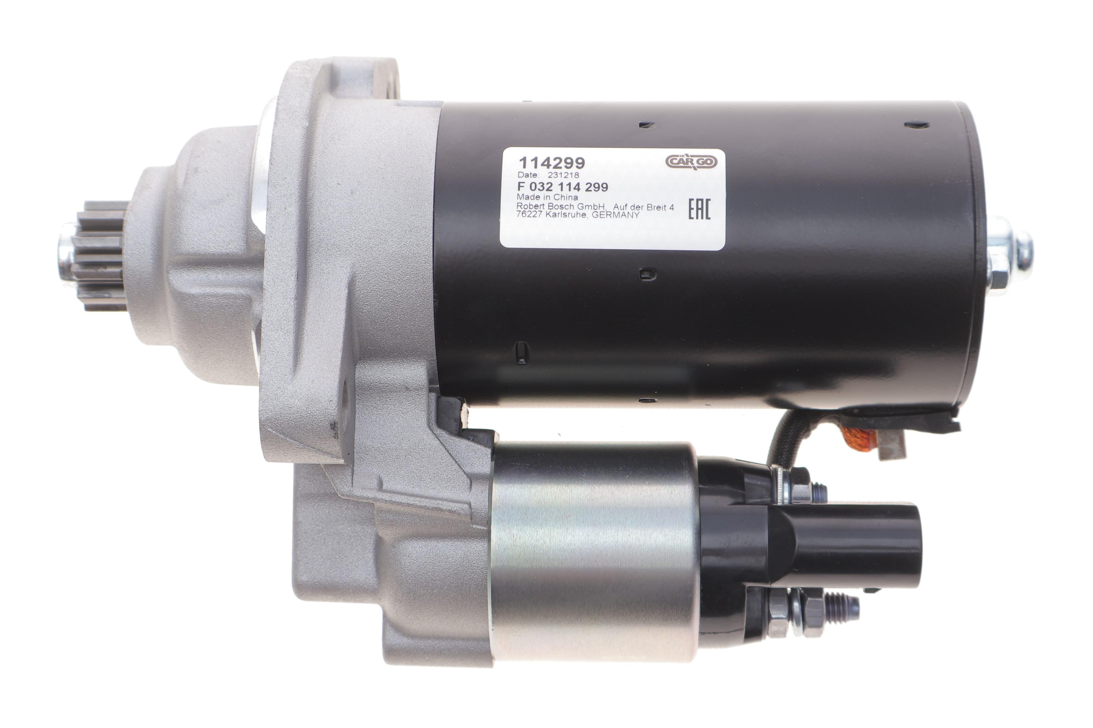 Стартер VW Caddy 09-/Golf 1.6-2.0 D 09-16/Skoda Octavia 09-13 (12V/1.7 kw) (z=11/12) = 114299