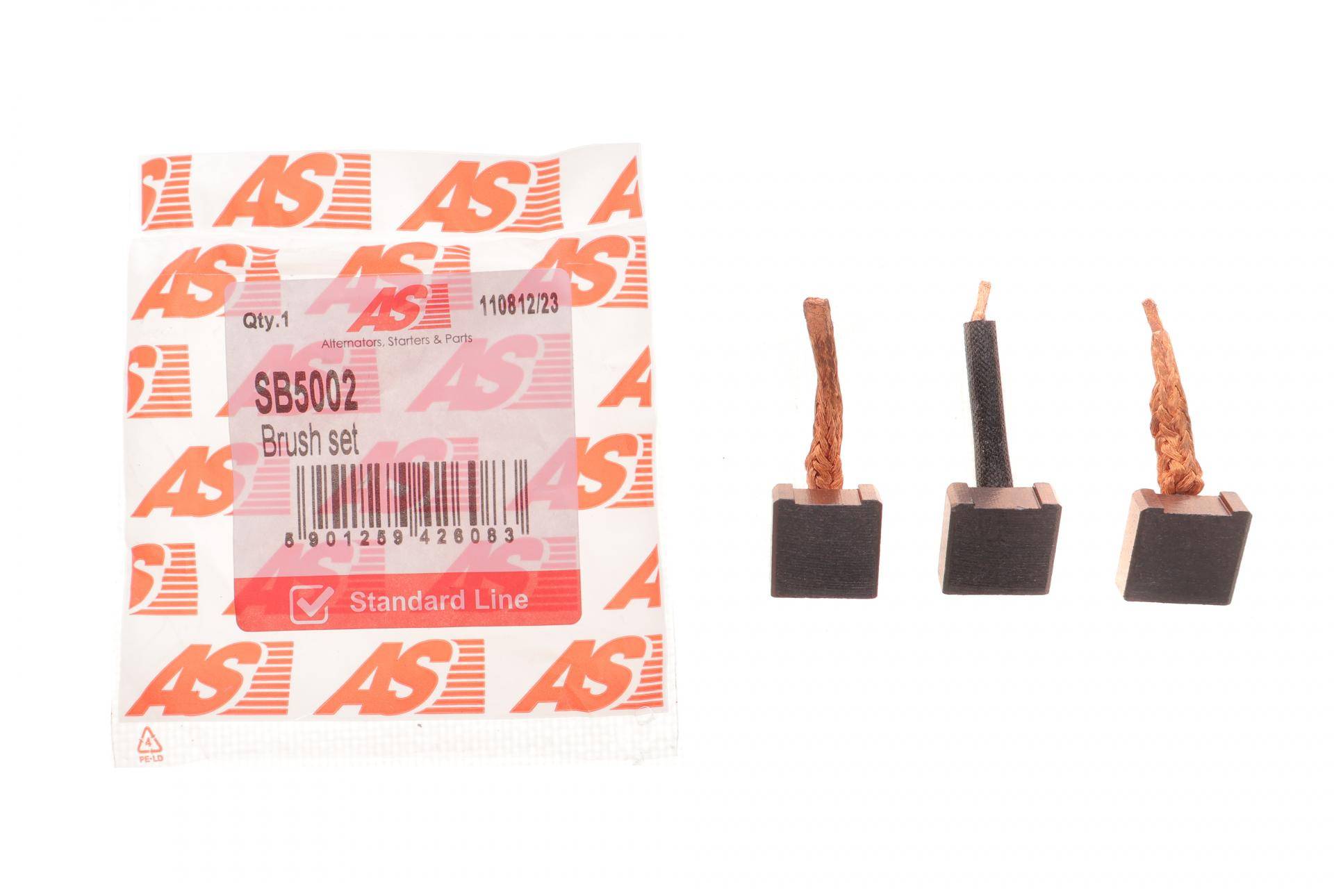 Щітки стартера Mitsubishi L200 2.5D 86-96/L300 2.3/2.5D 83-06