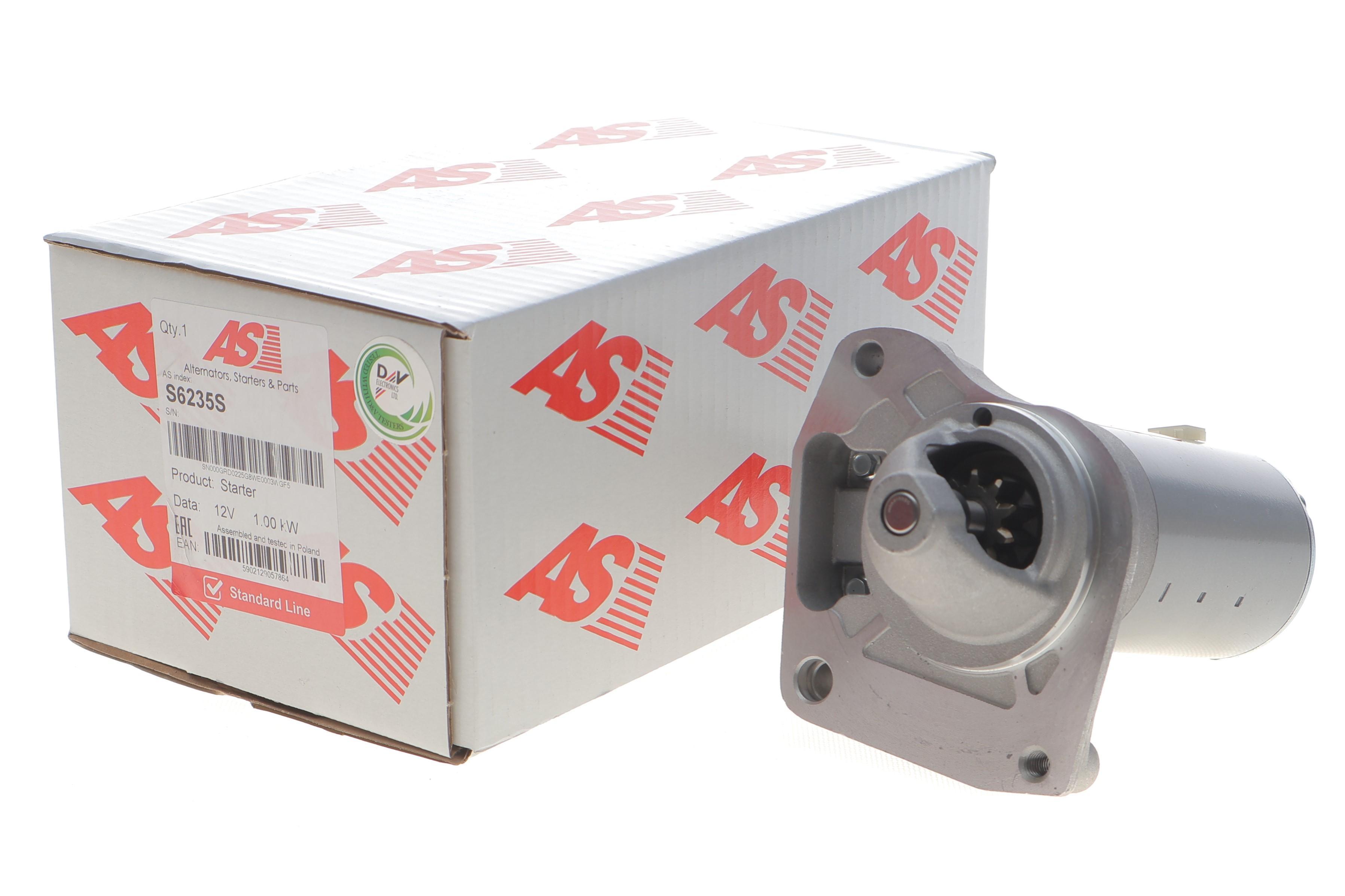 Стартер Citroen C3/C4/Peugeot 108/2008/208/301 1.0/1.2 VTI 12- (12V/1kw) (z=10)