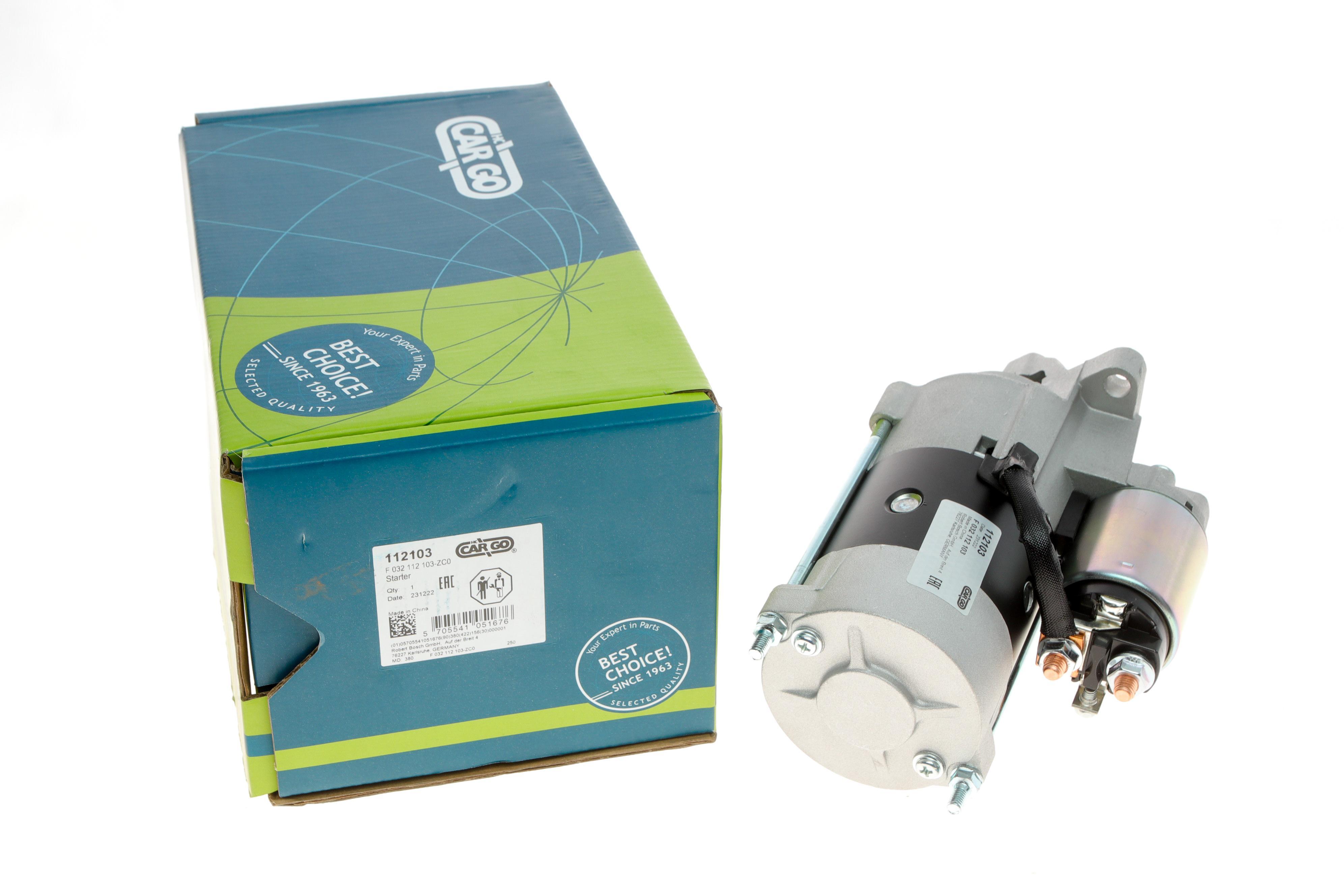 Стартер Renault Master 2.5 D/2.8 dTi 98-01 (2.2kw) (z=9) = 112103