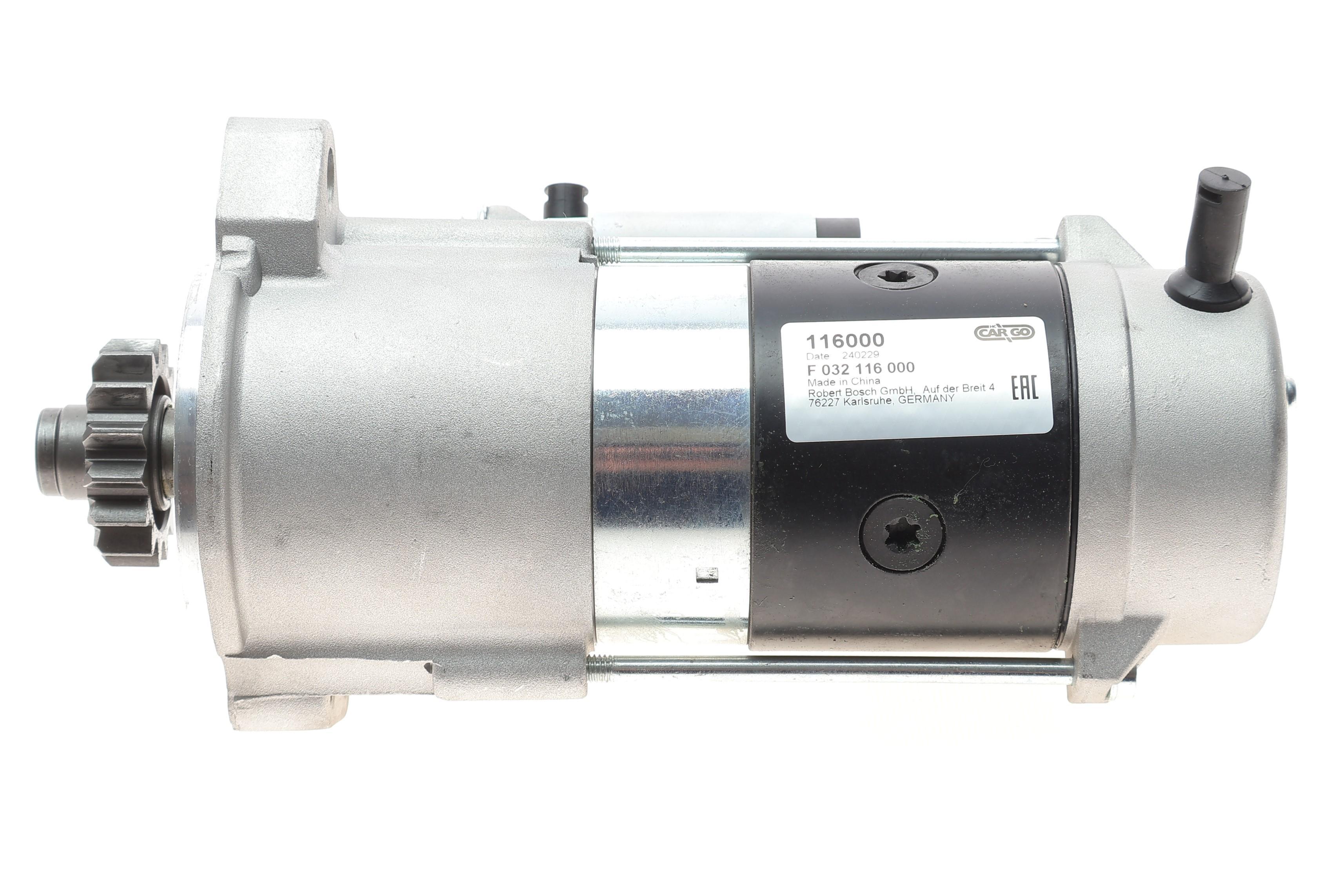 Стартер Audi Q7/VW Touareg 3.0 TDI 07-18 (12V/2kw) (z=15) = 116000