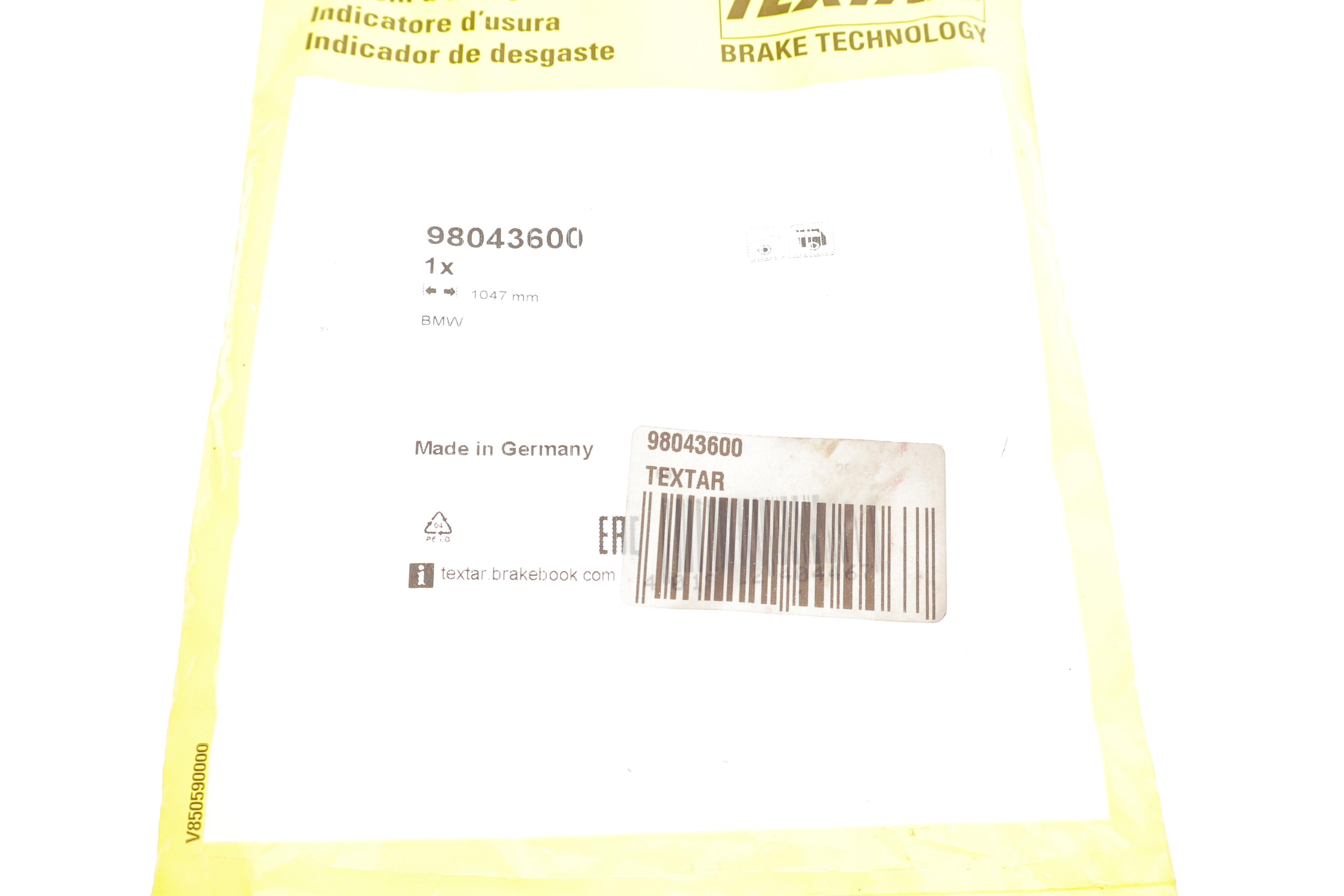 Датчик зносу гальмівних колодок (задніх) BMW X5 (E70)/X6 (E71/E72) 07- (L=1047mm)