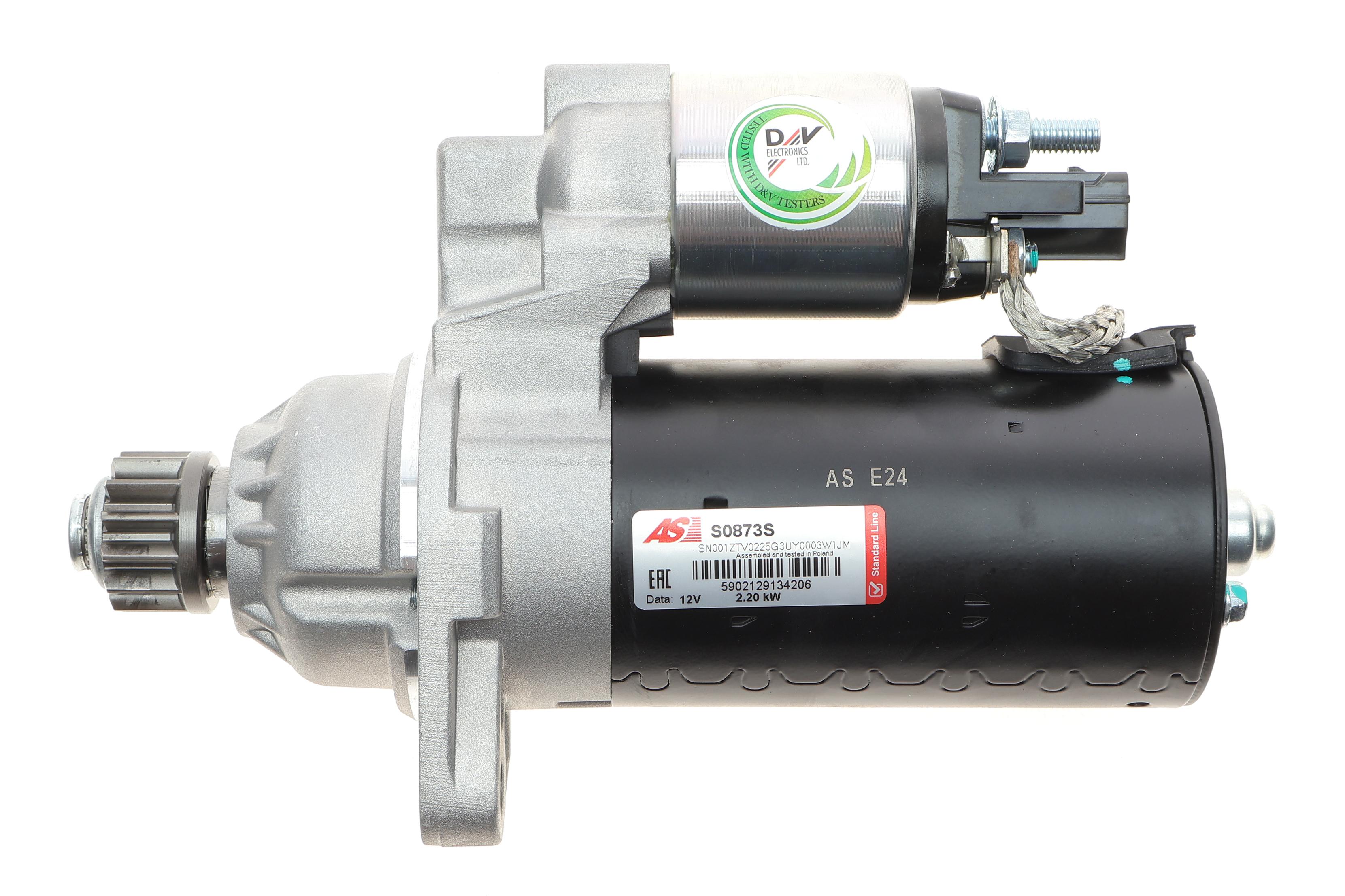 Стартер VW Crafter 2.0 TDI 16-/T6 15- (12V/2.2kw) (z=13)