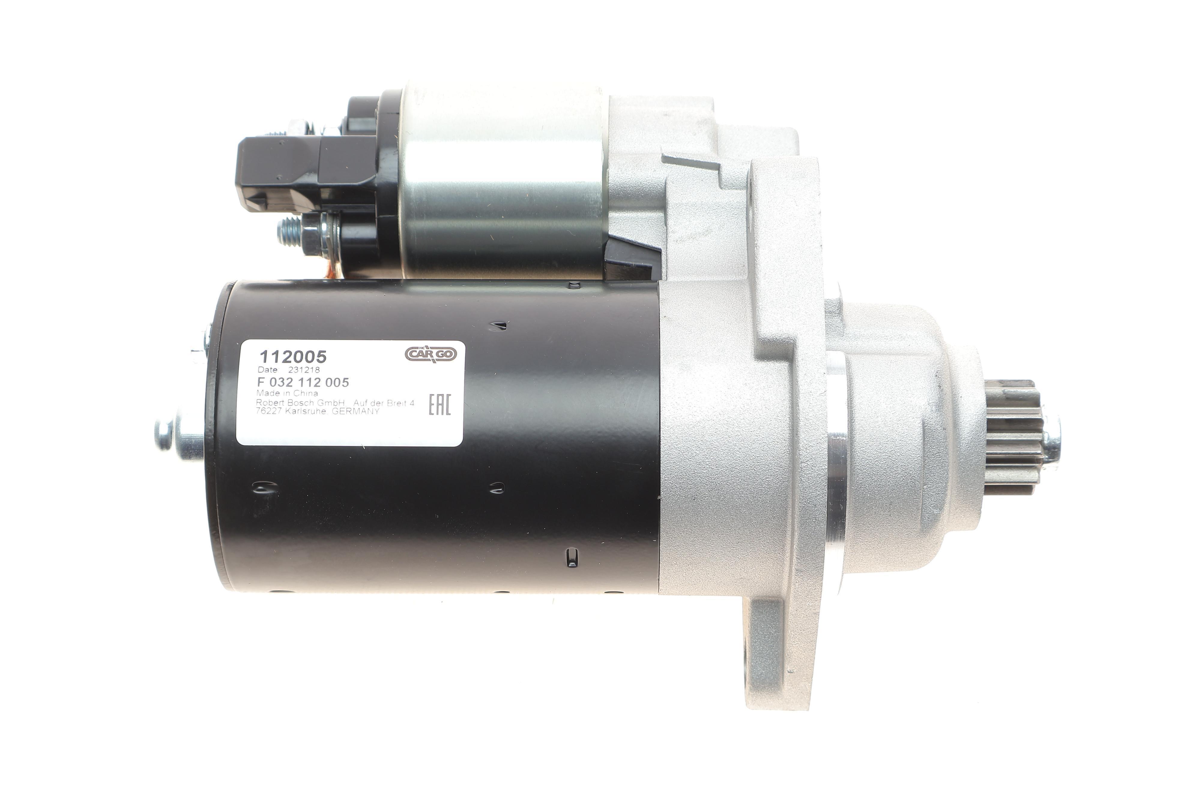 Стартер Seat Ibiza/Leon/Skoda Fabia/Octavia/VW Golf/Sharan 1.8/2.0 96-10 (1.1kw) (z=10) = 112005