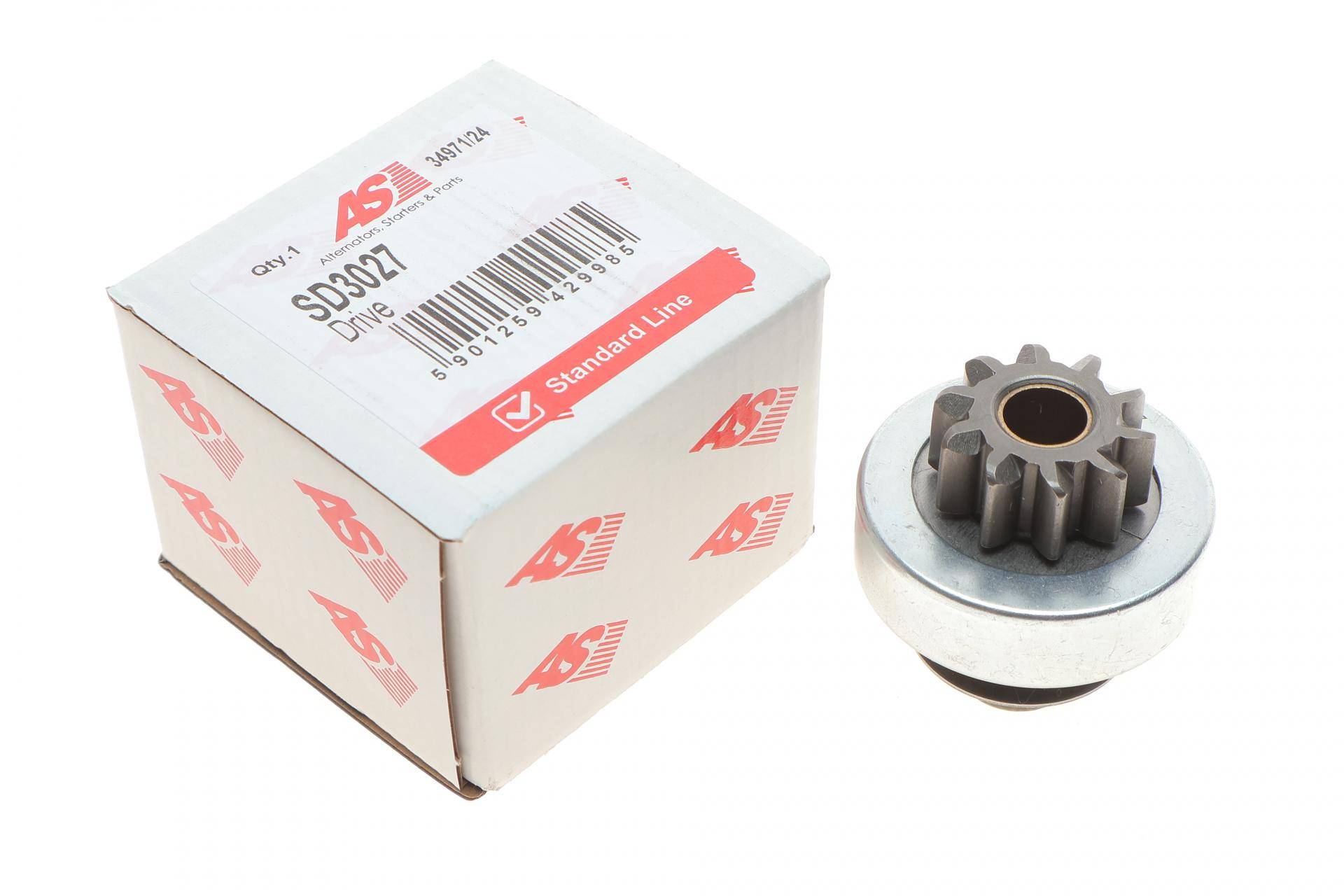 Бендикс стартера Hyundai Porter 2.5TD 94-04 (z=10)