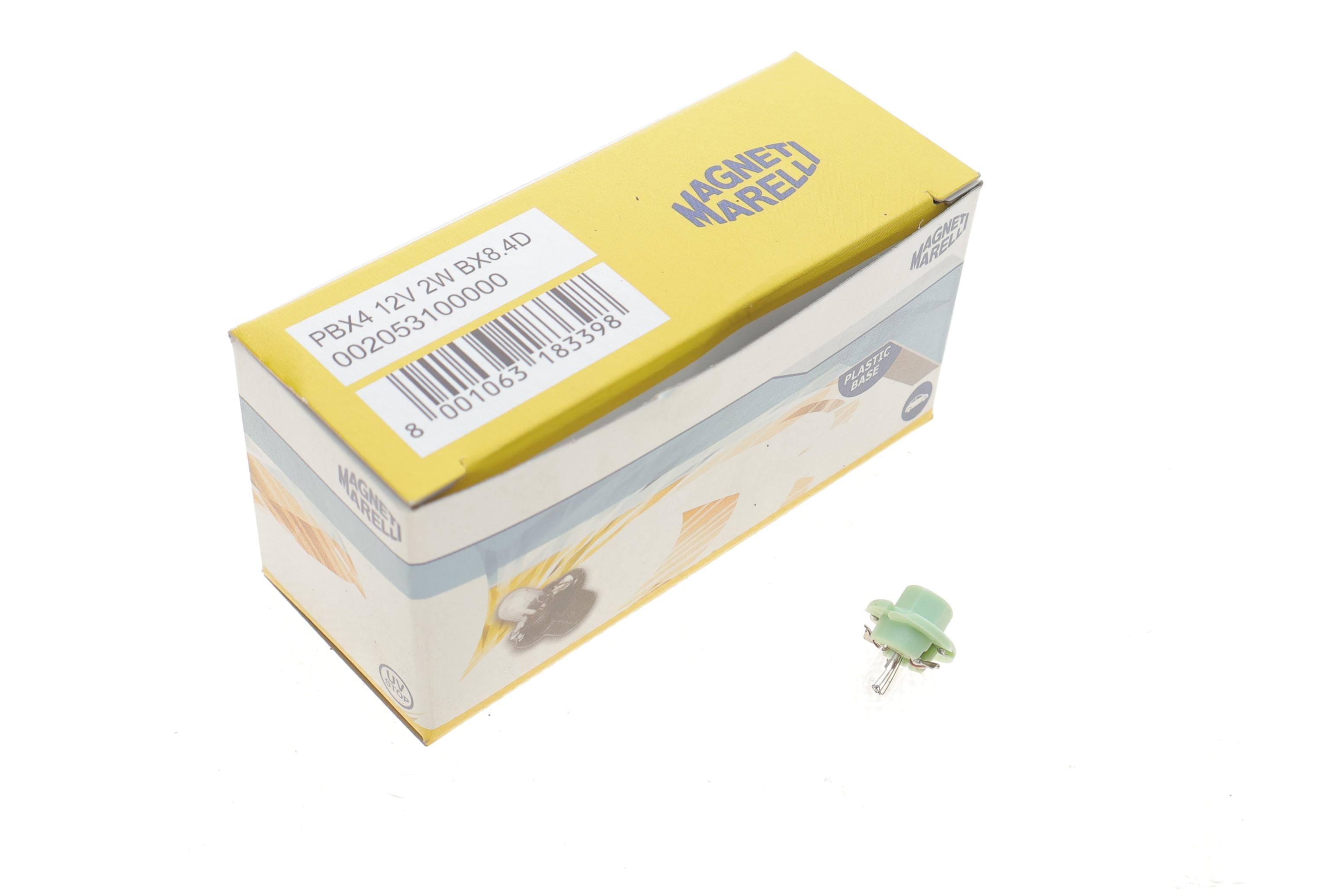 Автолампа PBX4 12V 2W BX8.4d (зелений патрон) (PBX4 2W 12V)