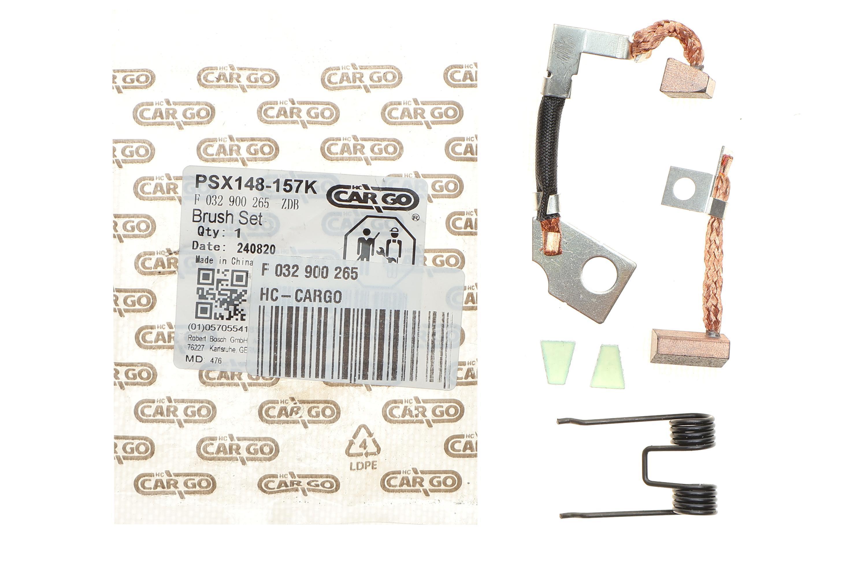 Щітки стартера Opel Combo 1.2-1.6 94- = PSX148-157K