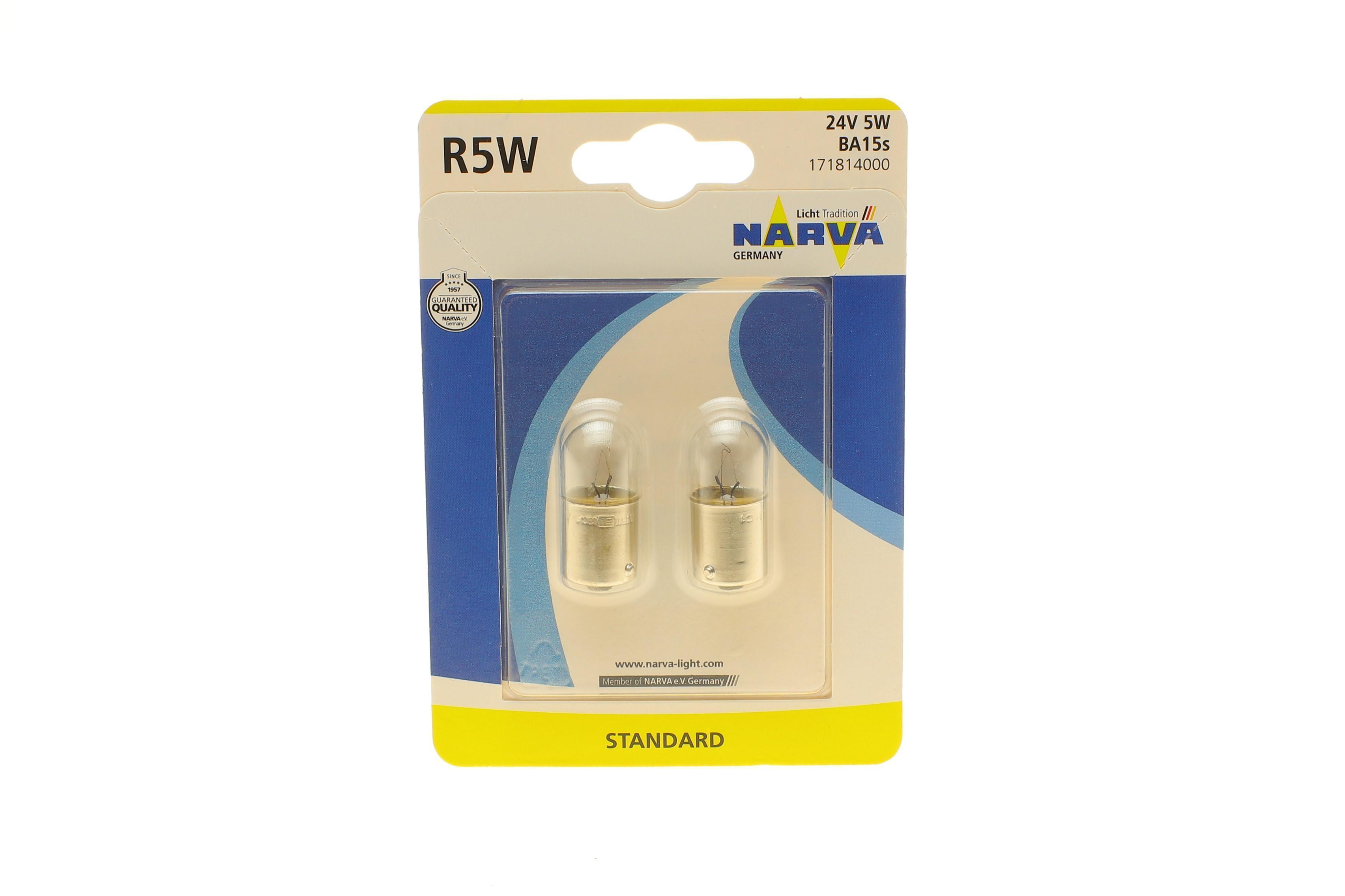 Автолампа R5W 24V 5W BA15s Standard (блістер/к-кт 2шт)