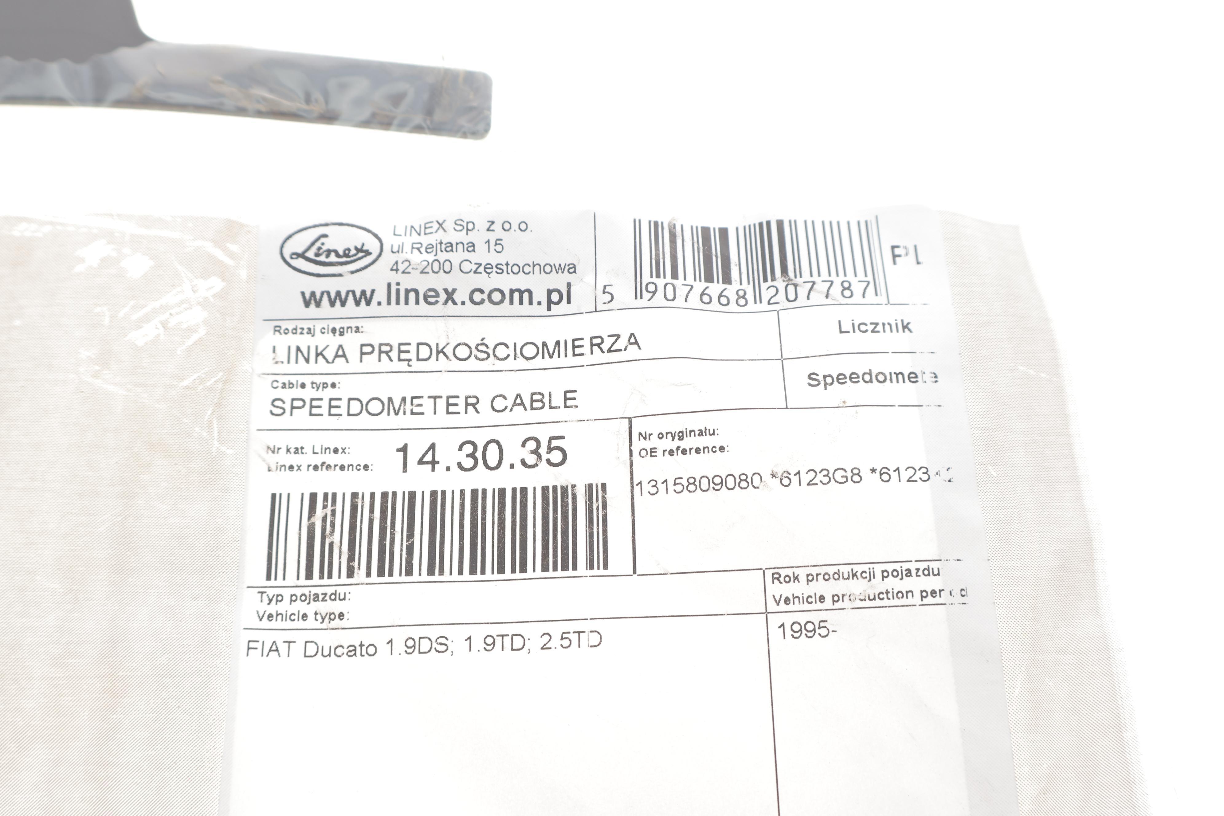 Трос спідометра Fiat Ducato 1.9-2.5 D/TD 94-01 (L=1530mm)