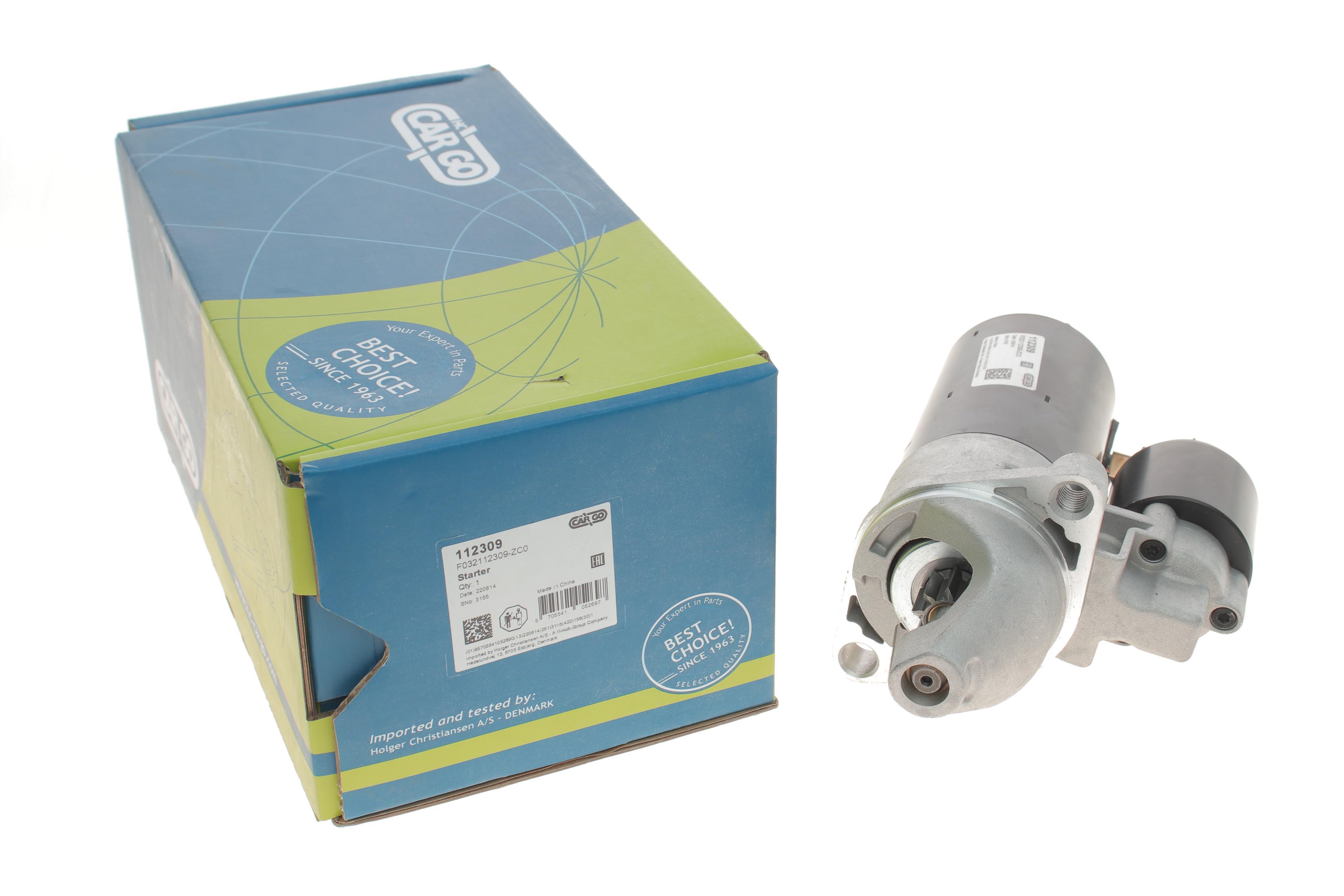 Стартер Audi A4/A6 2.6-2.8 94-01/VW Passat 2.8 V6 96-00 (1.4kw/12V) = 112309