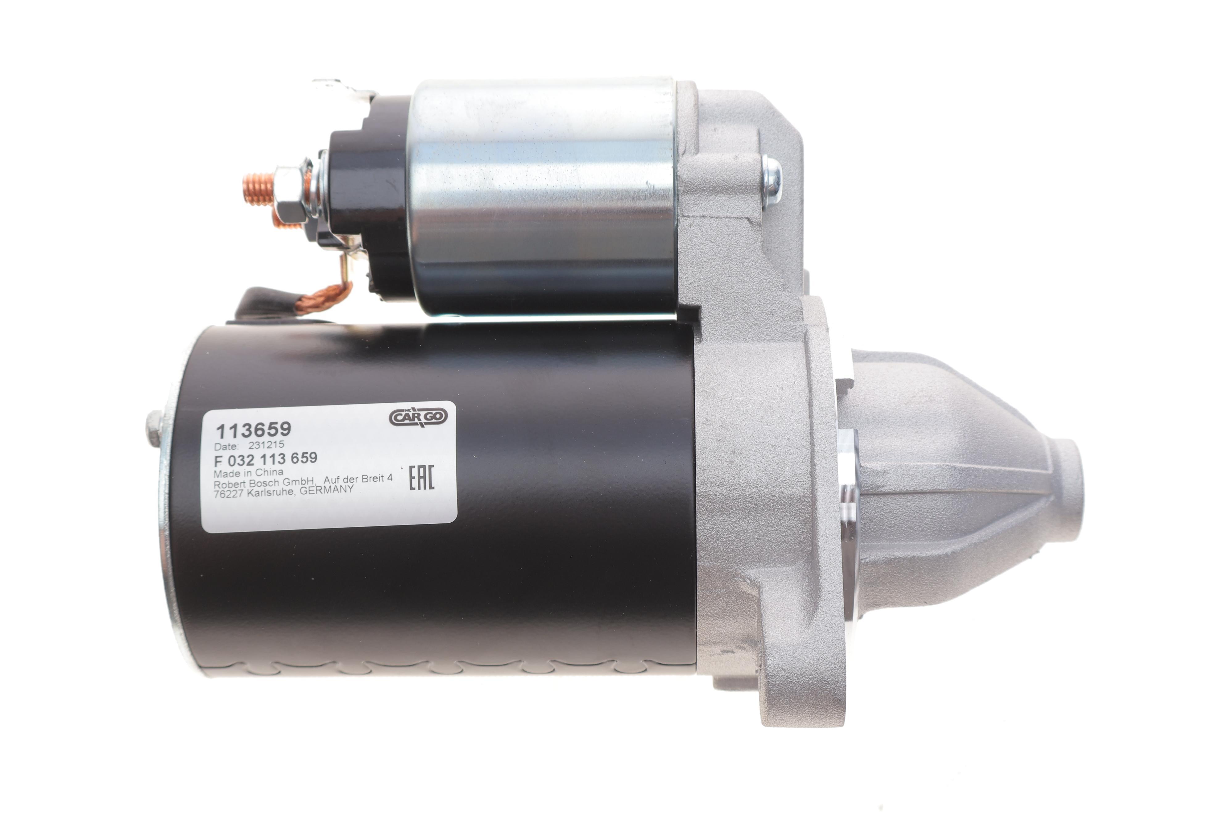 Стартер Hyundai Accent/Elantra/Kia Cerato/Rio 1.3-1.6 00-11 (12V/0.9kw) (z=8) = 113659