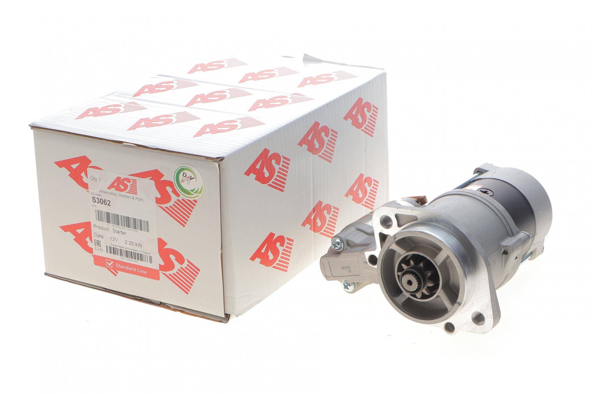 Стартер Hyundai H-1/Kia Sorento 2.5 CRDi 02-11 (12V/2.2kw) (z=10)