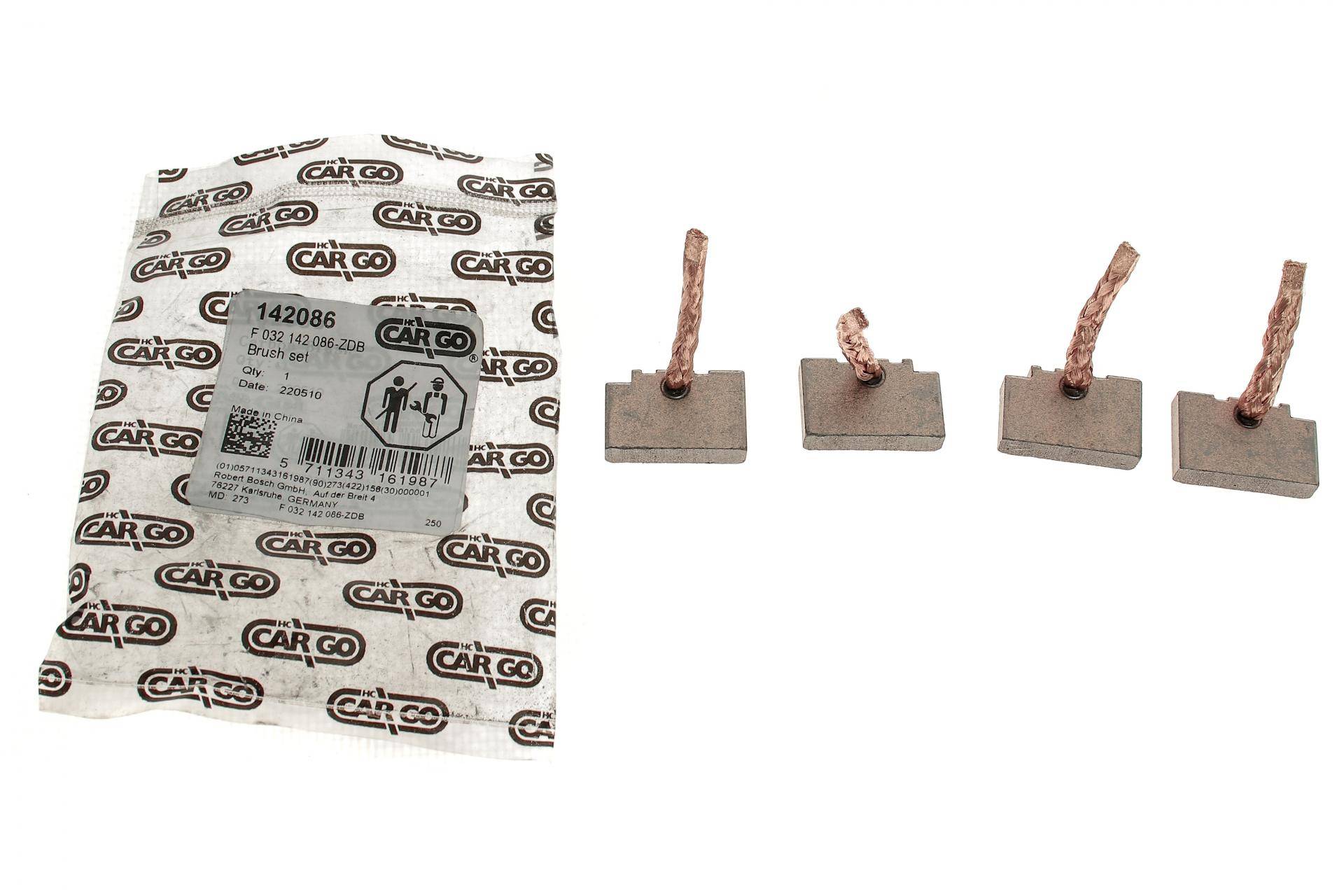 Щітки стартера Ford Mondeo IV/ S-max/ Galaxy 1.8 TDCI 06- = 142086