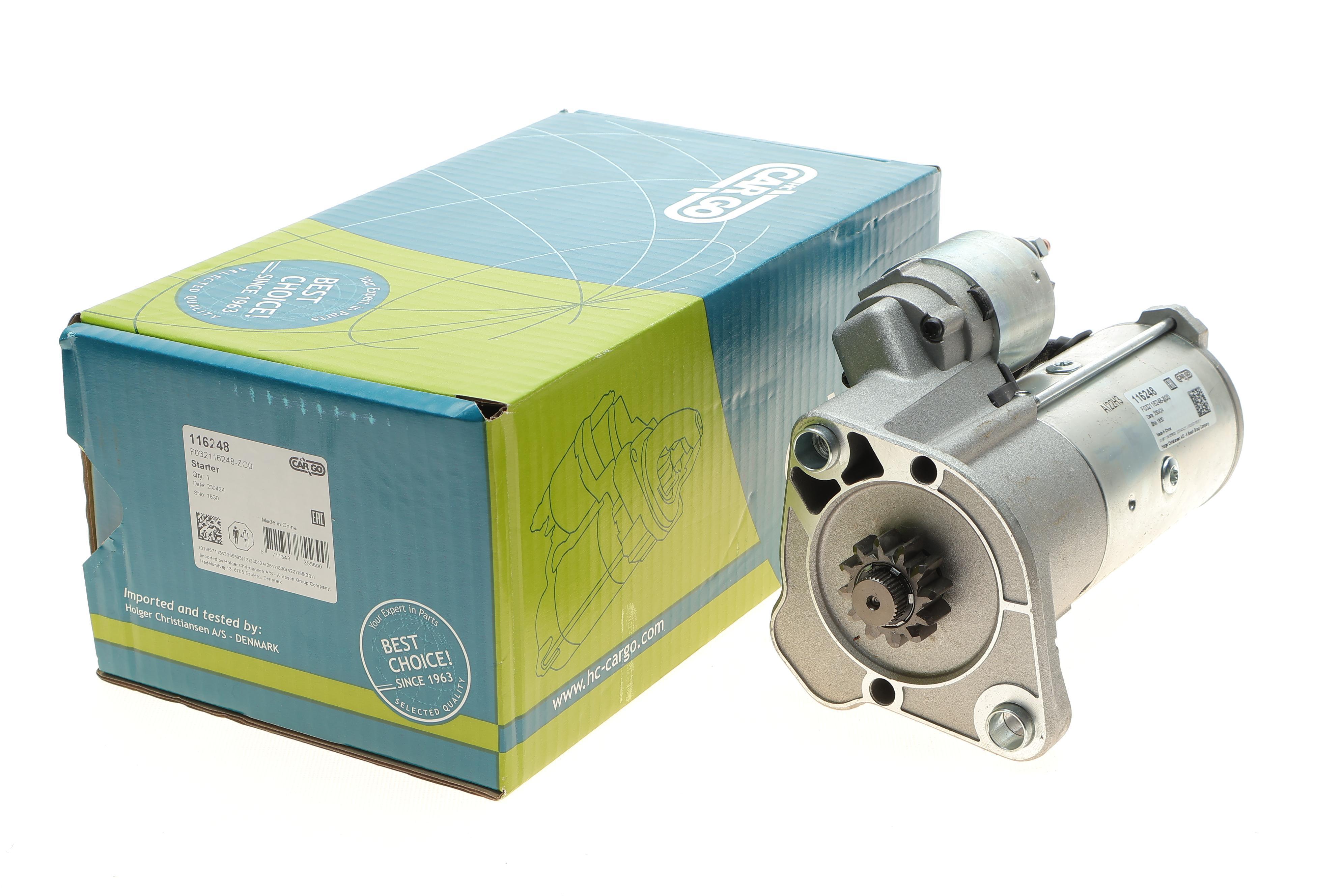 Стартер VW Crafter 2.0 TDI 11-16 (12V/2.2kw) (z=12) = 116248