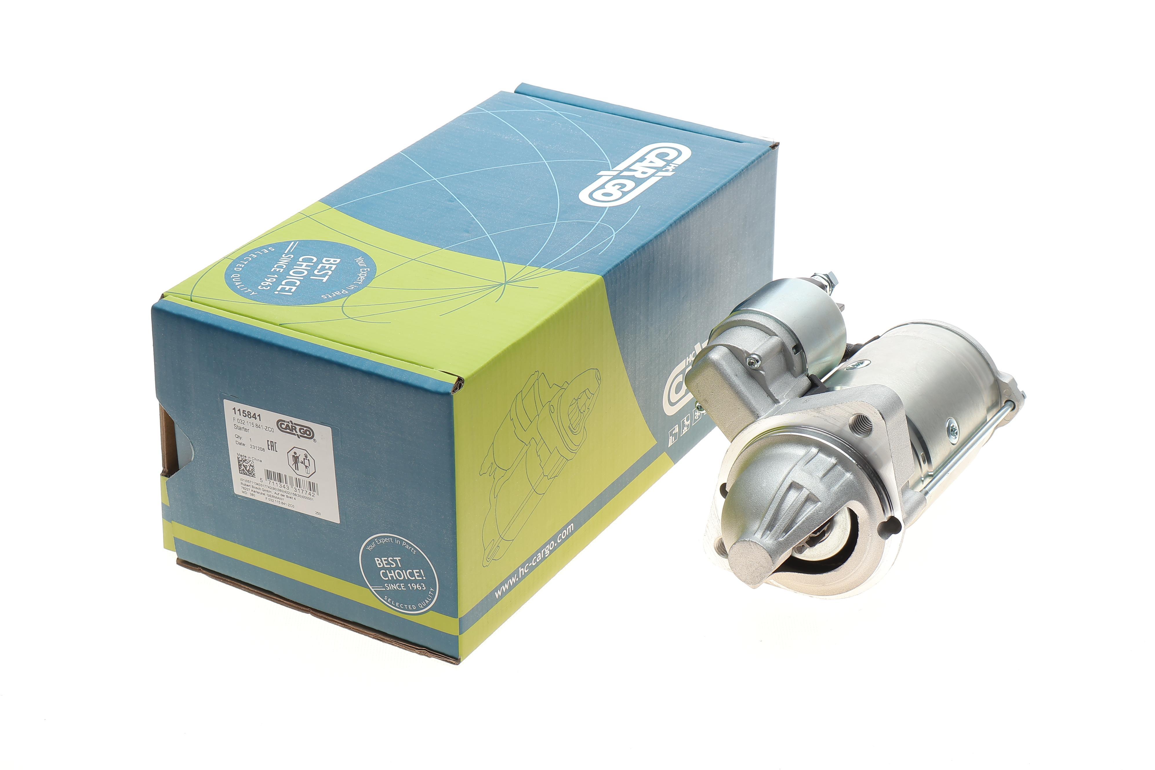 Стартер VW Crafter 2.5TDI 06-13 (12М/2.4kw) (z=11) = 115841