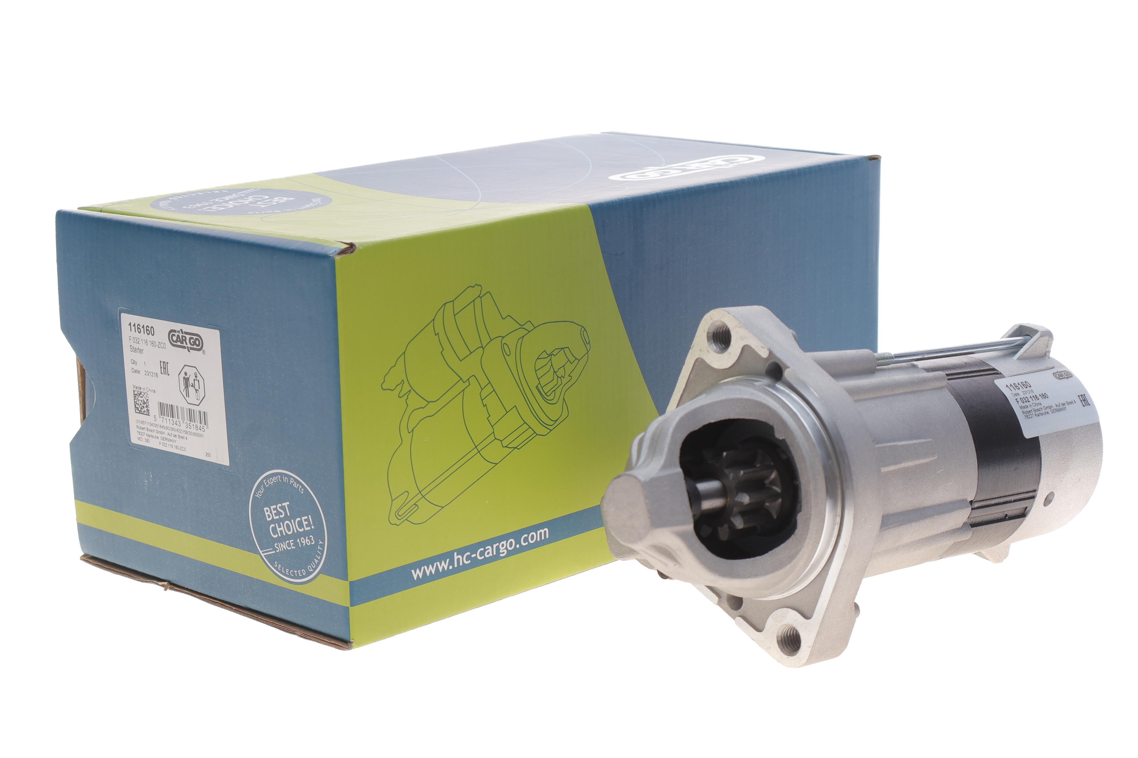 Стартер BMW 1 (E87)/3 (E46/E90) M47 01-07 (12V/1.6kw) (z=10) = 116160