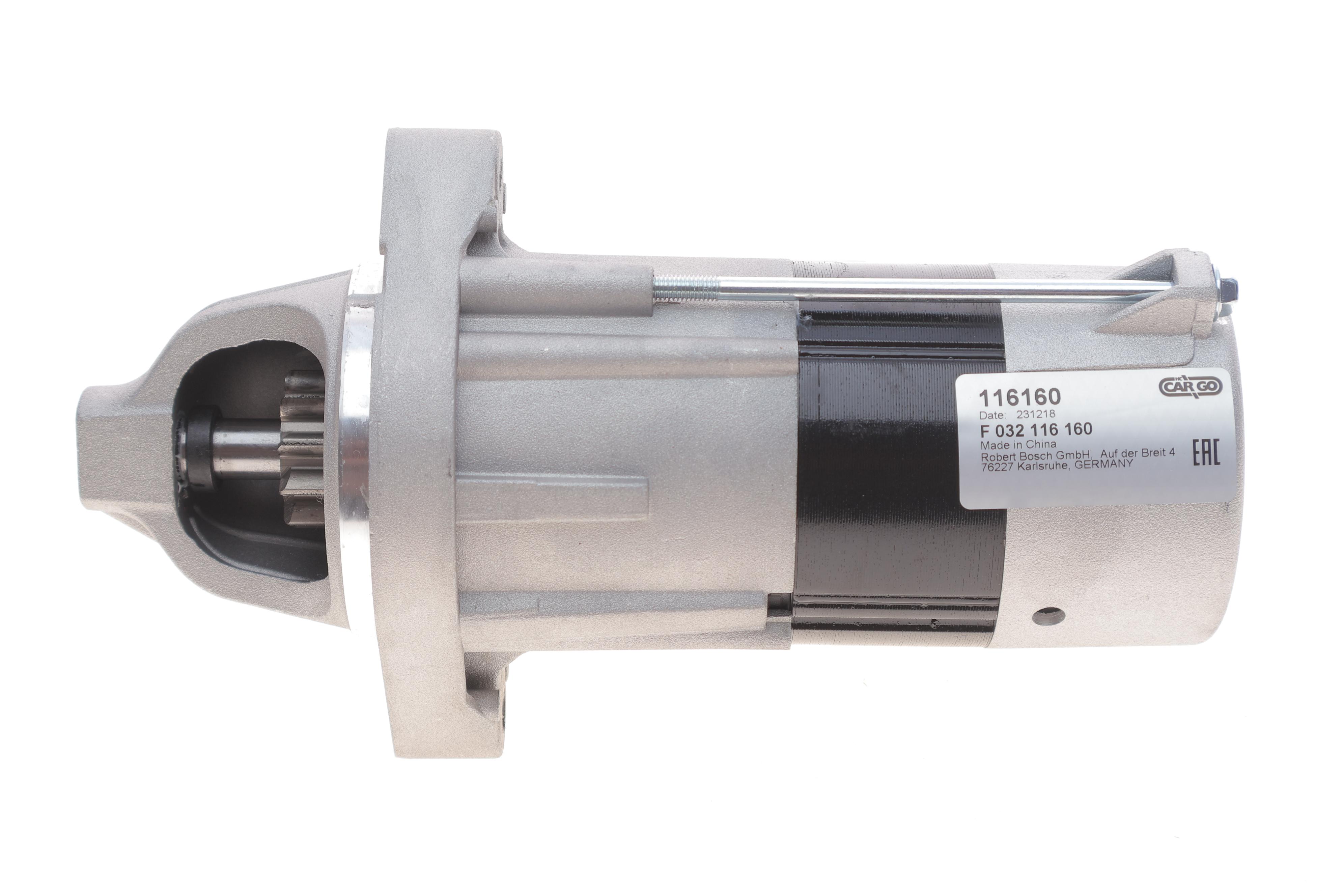 Стартер BMW 1 (E87)/3 (E46/E90) M47 01-07 (12V/1.6kw) (z=10) = 116160