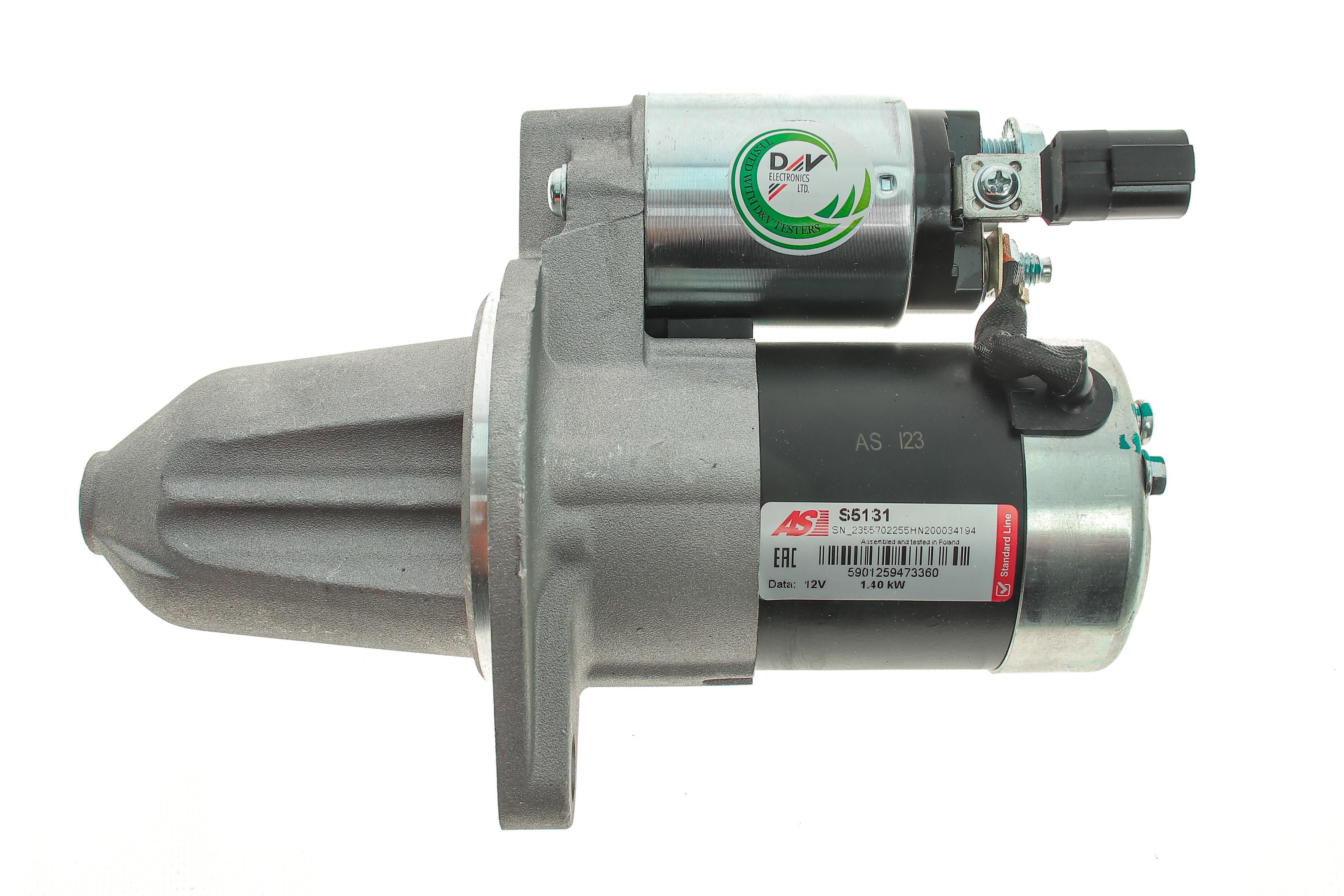 Стартер Nissan X-Trail 2.0/2.5 01-13 (12V/1.4KW) (z=13)