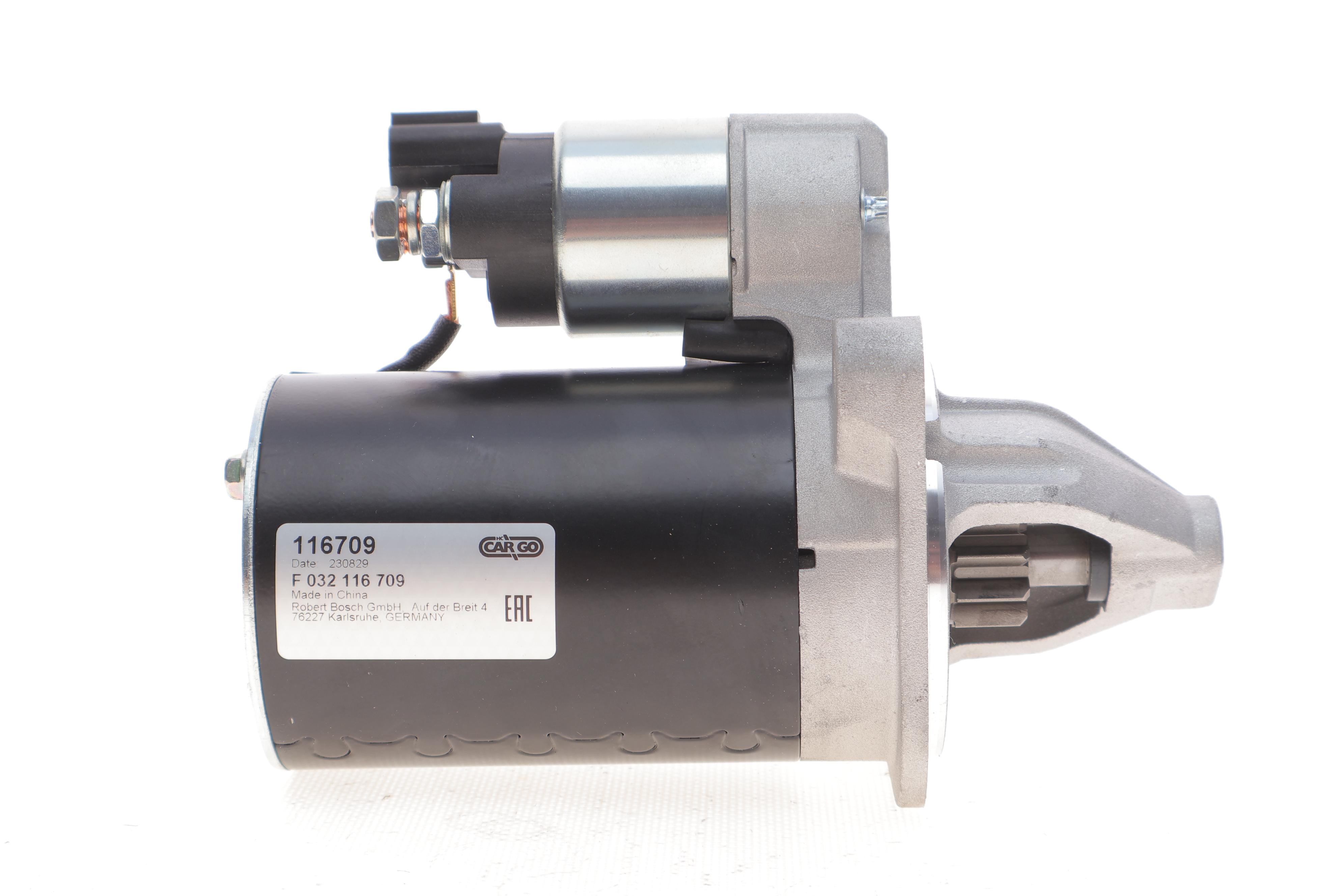 Стартер Hyundai Elantra V/VI/i40/Kia Cerato II/III/Rio III 1.4/1.6 09- (12V/0.85kw) (z=10) = 116709