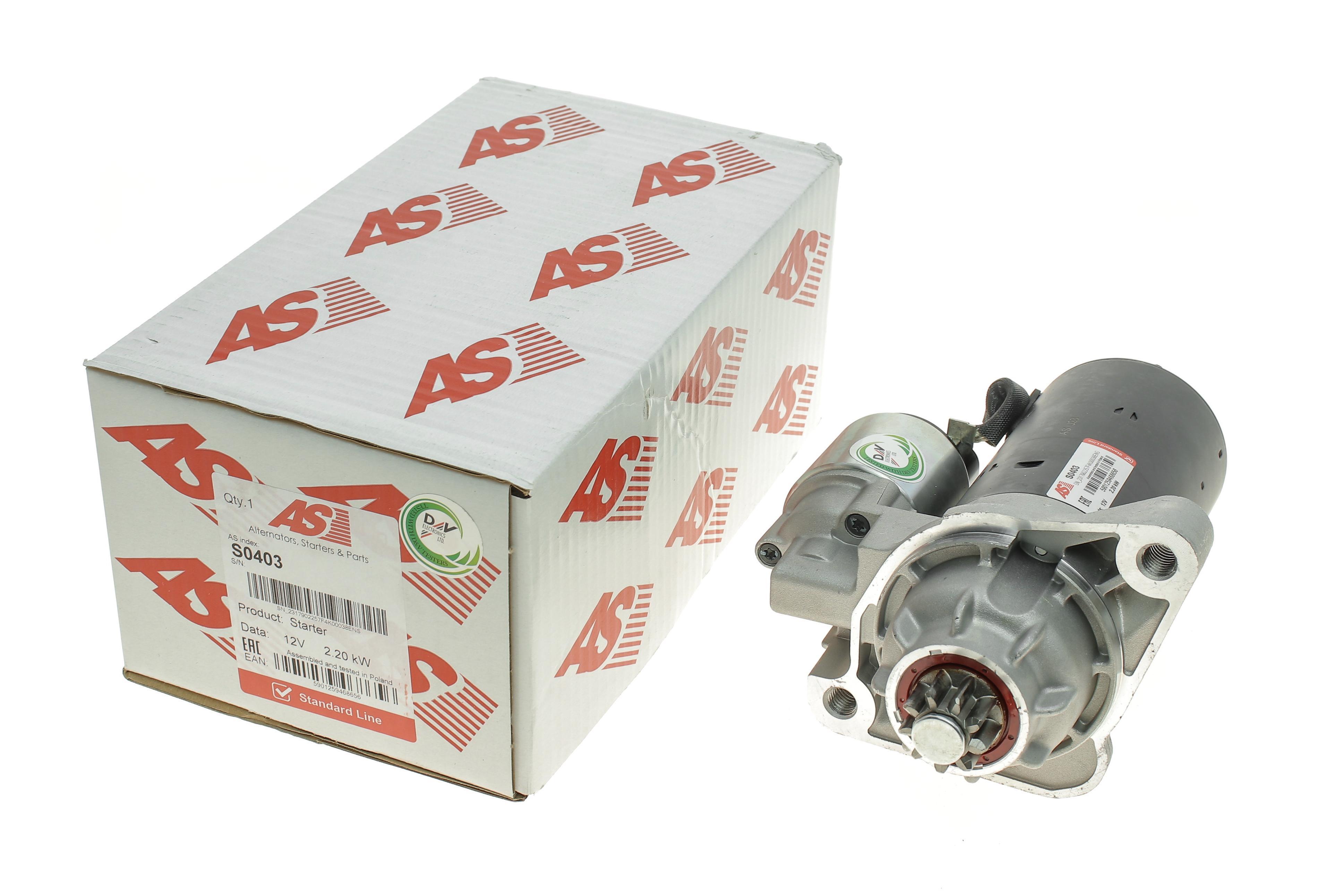 Стартер VW Touareg 2.5 R5 TDI 03-10 (2.2kw) (z=9)